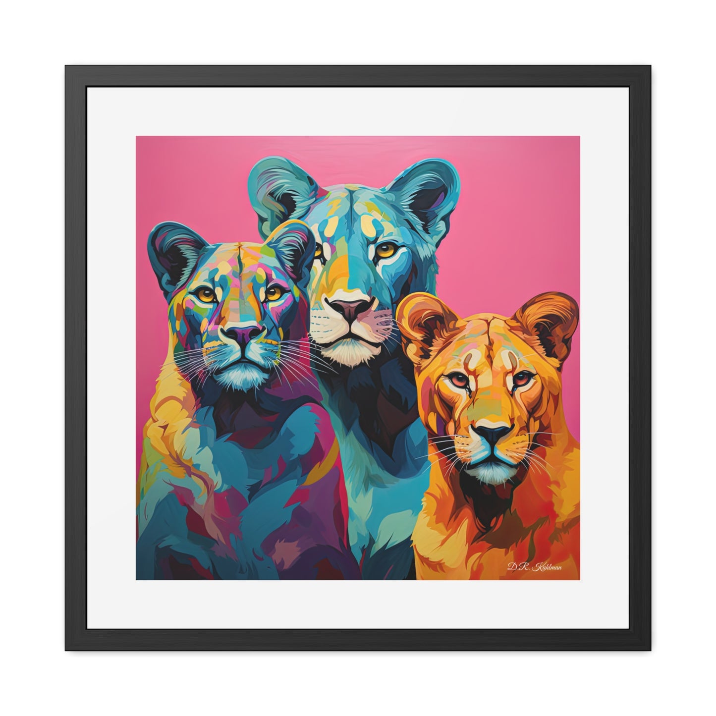 Lion Pride - Framed Fine Art Print