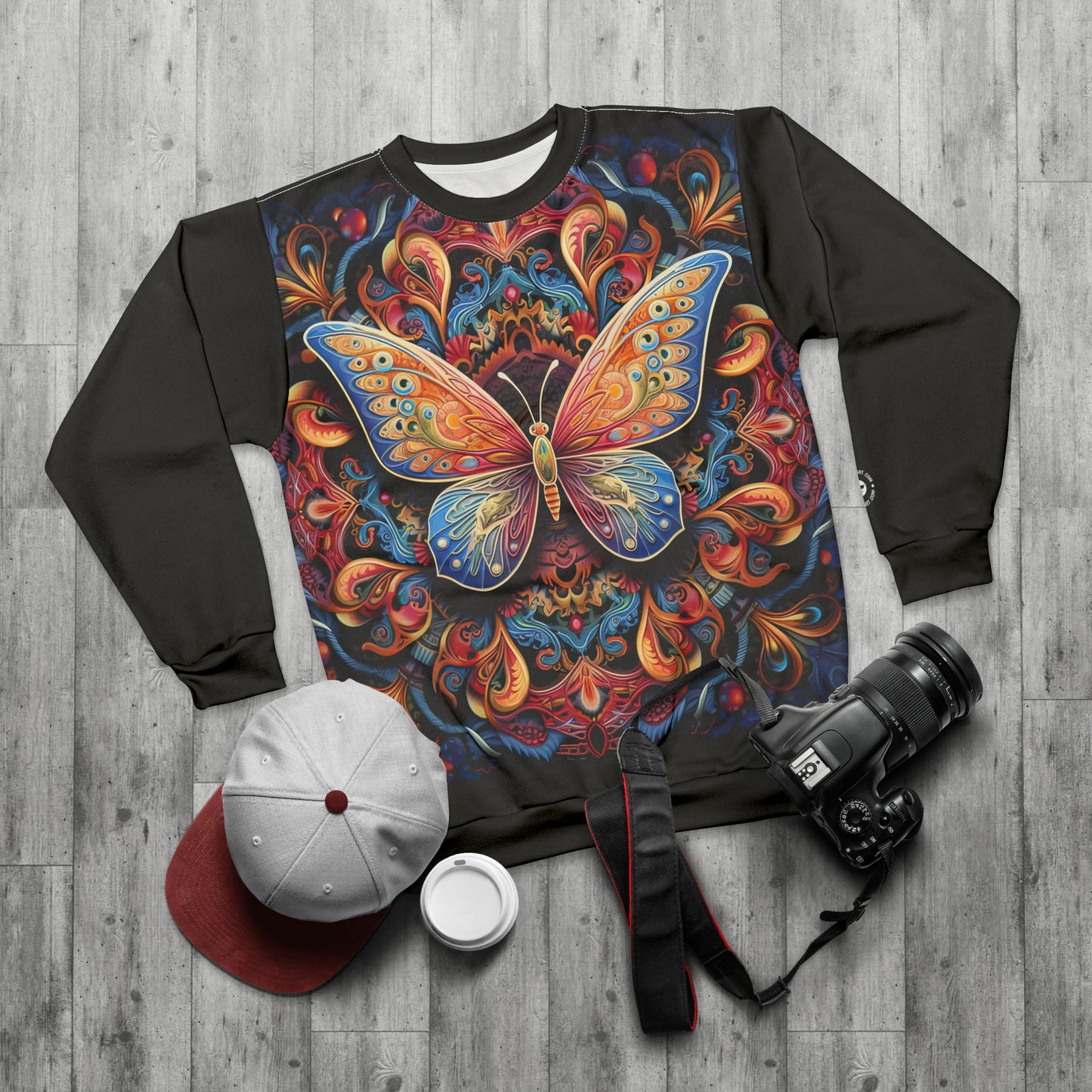 Butterfly Mandala - Artistic Sweatshirt