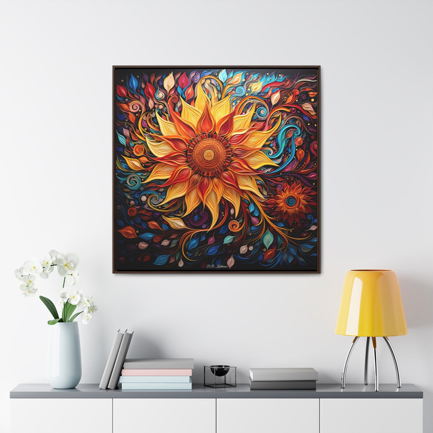 Blustery Blossom on Canvas