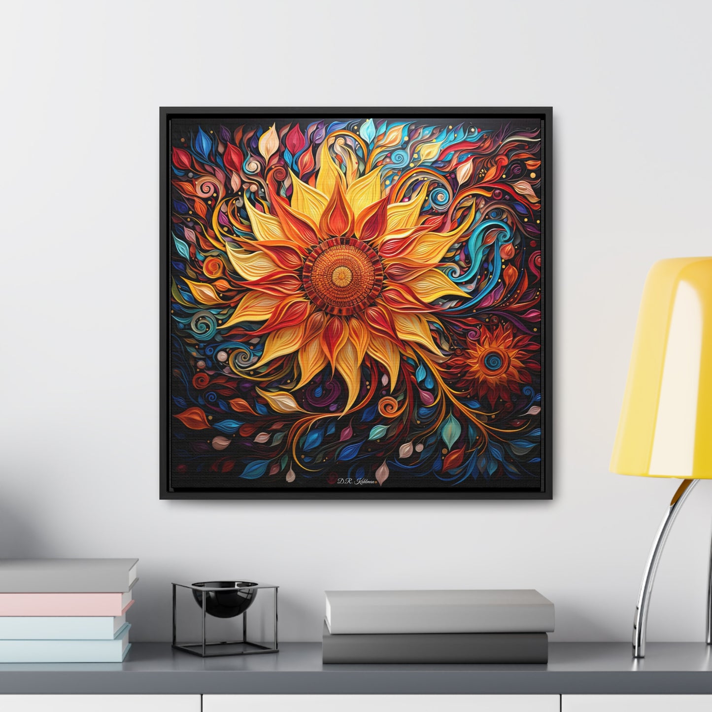 Blustery Blossom on Canvas