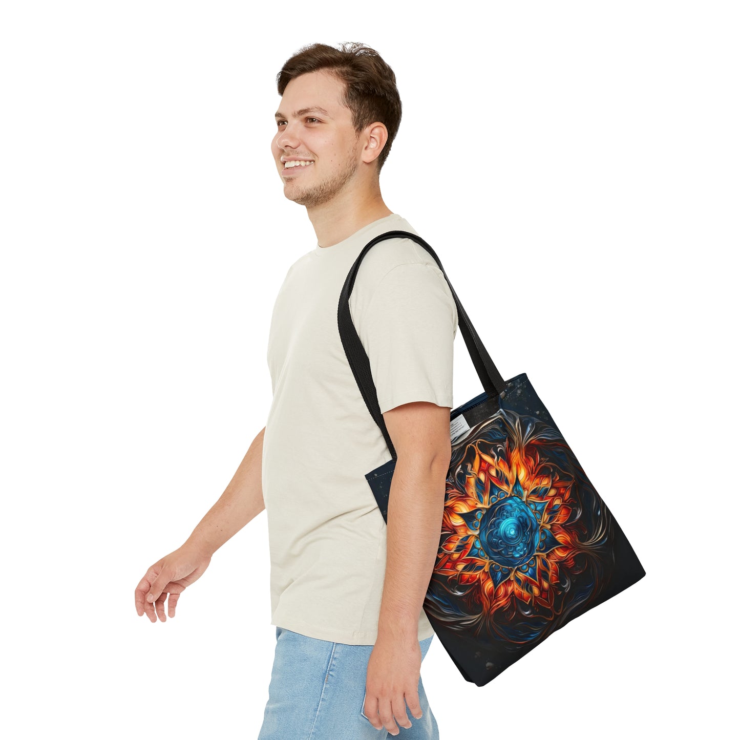 Fire and Ice - Artistic Tote Bag