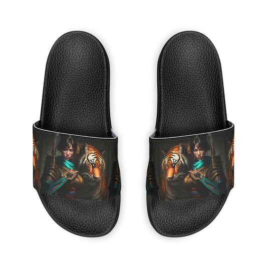 Bengal Tiger Goddess - Men's Slides