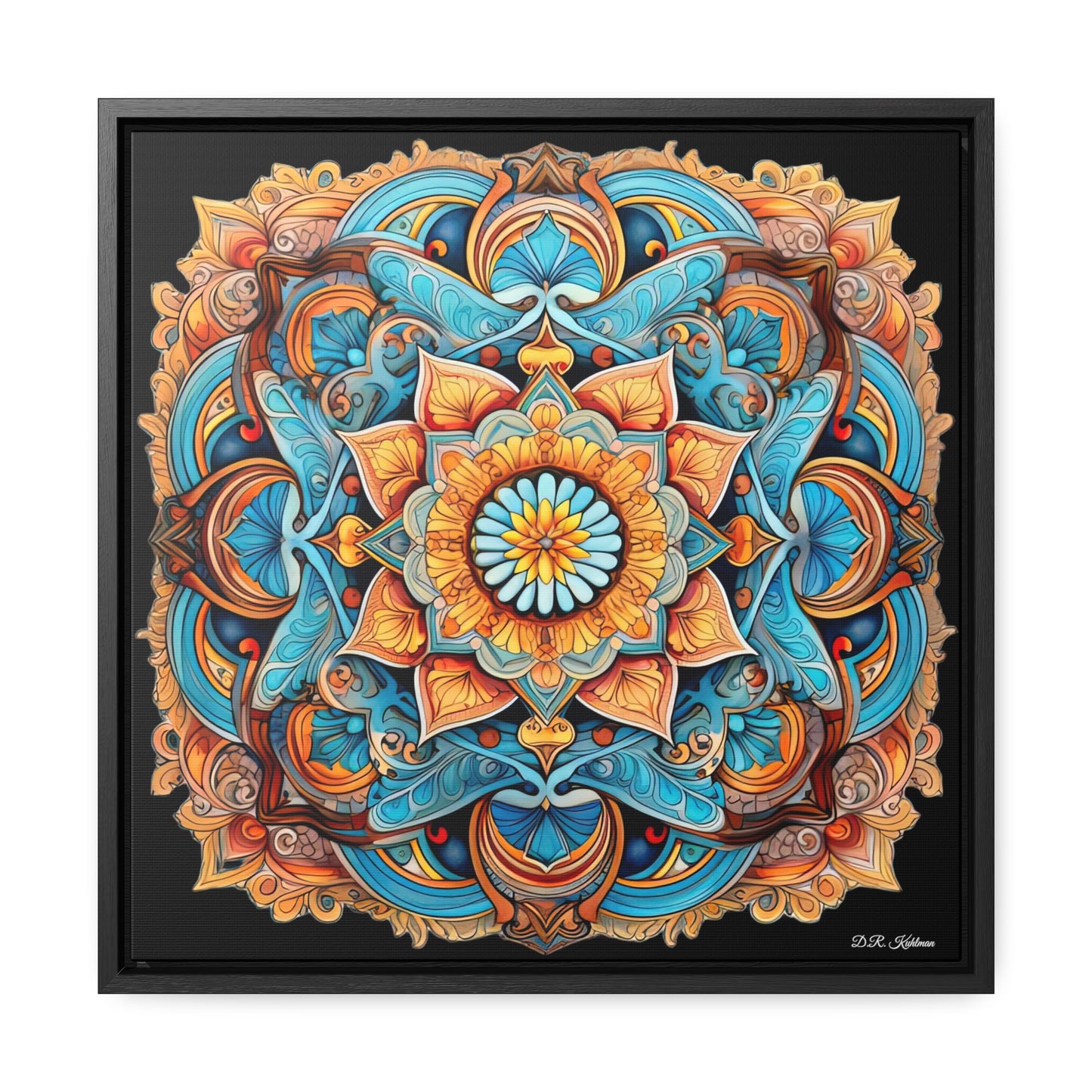 Winged Mandala on Canvas