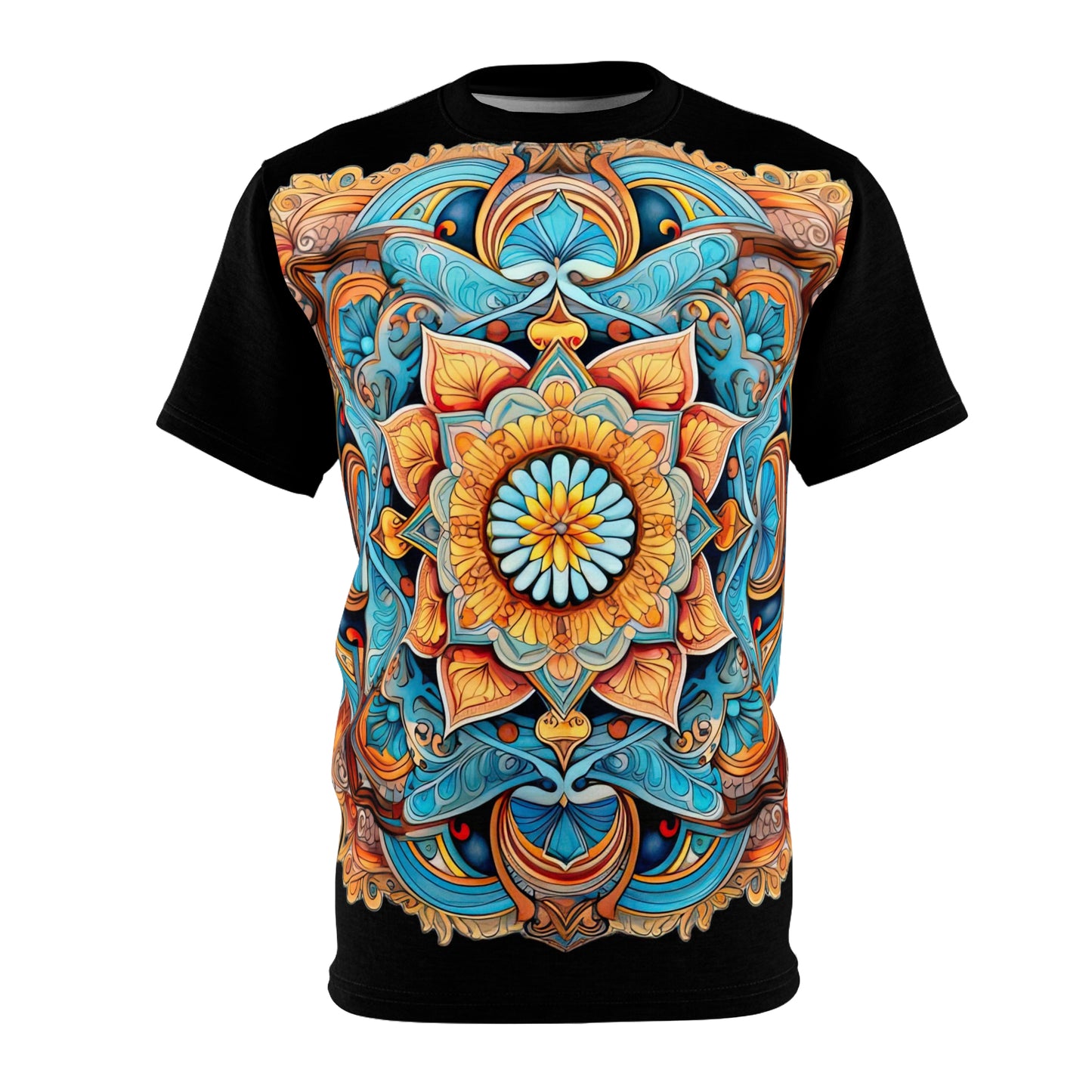 Winged Mandala in Black - Fashion Tee