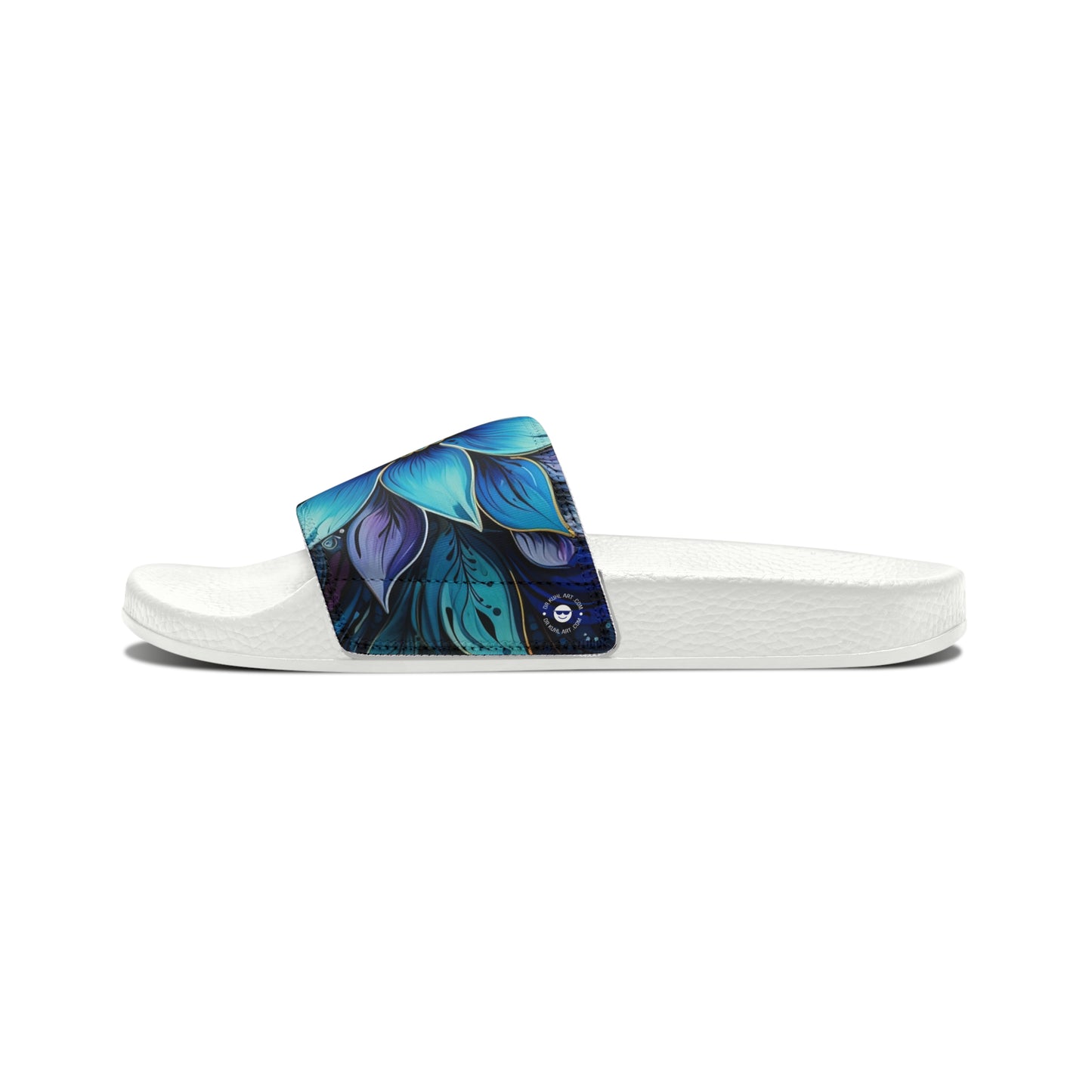 Blue Floral Mandala - Artsy Slides