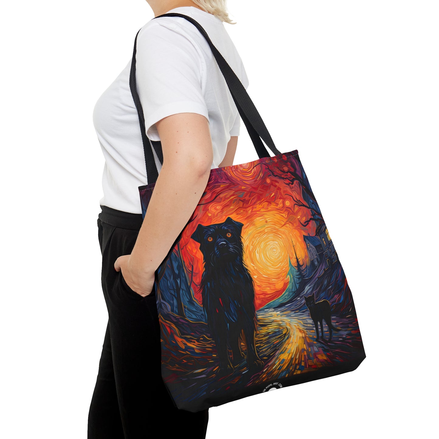 Scary Night - Artistic Tote Bag