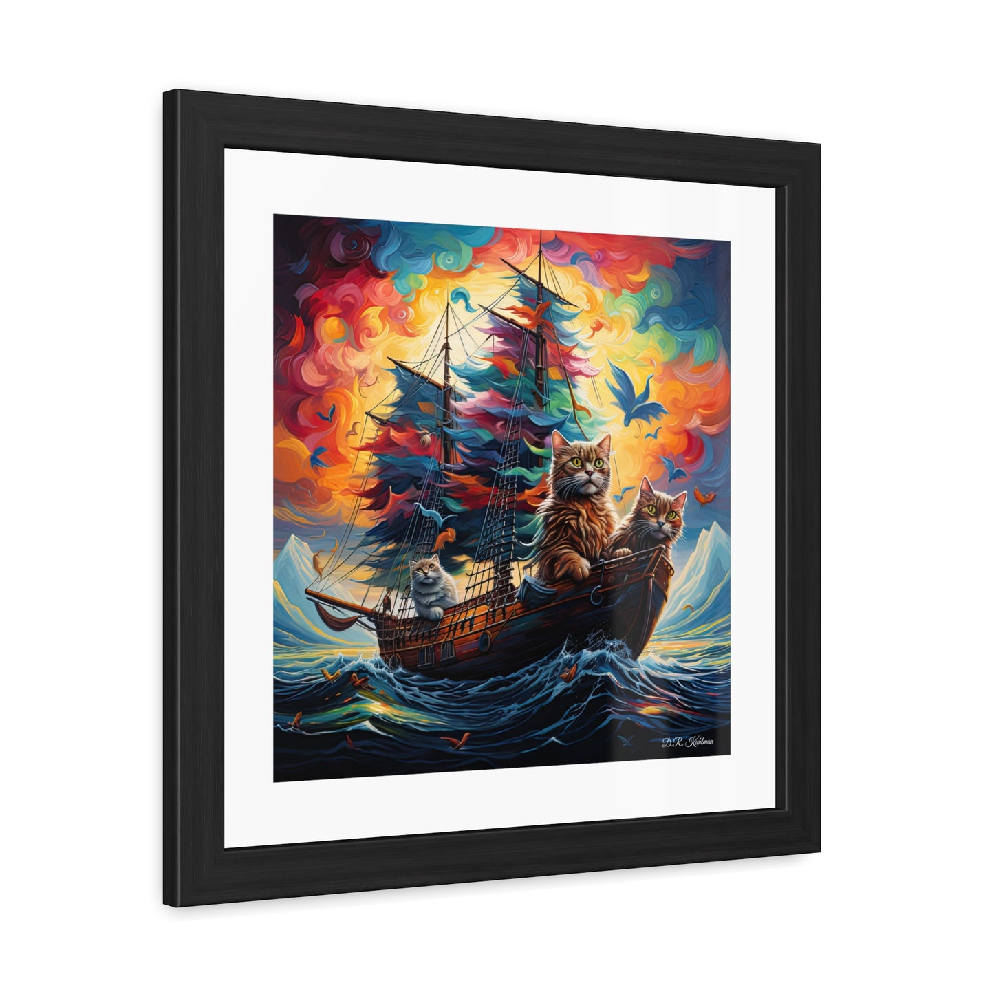 Sea Cats - Framed Fine Art Print