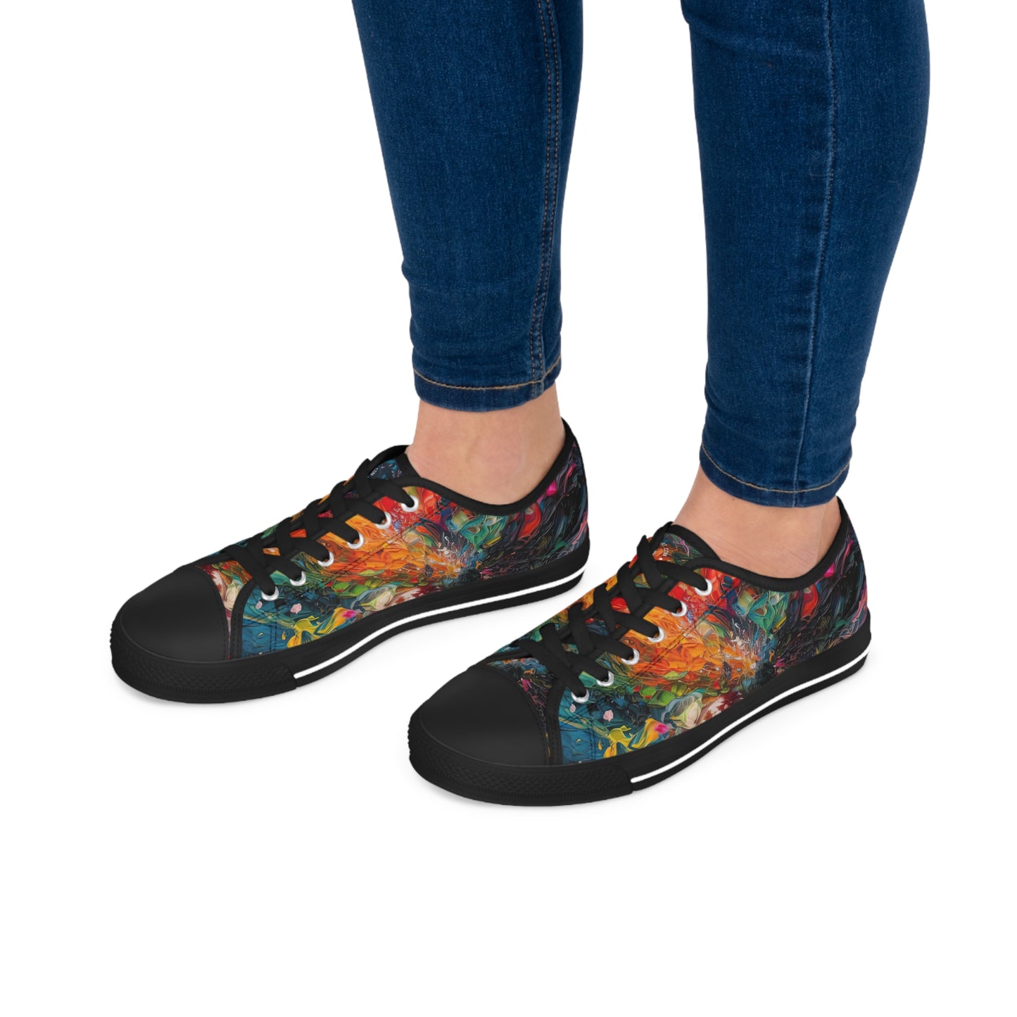 Colorized Dark Energy - Women's Sneakers