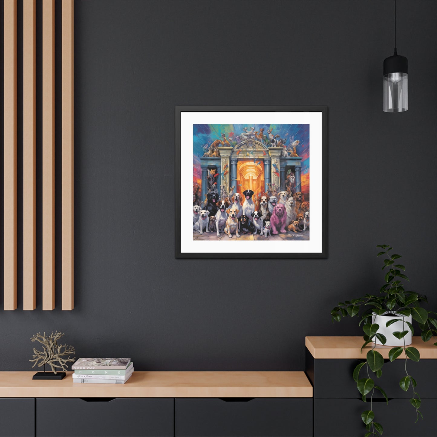 Welcome to the Pearly Gates - Framed Fine Art Print