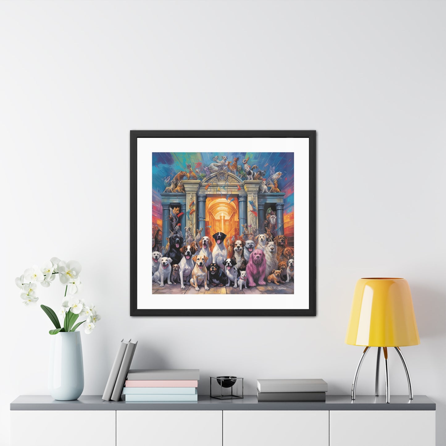 Welcome to the Pearly Gates - Framed Fine Art Print