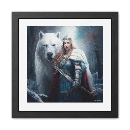 Polar Bear Baroness - Framed Fine Art Print