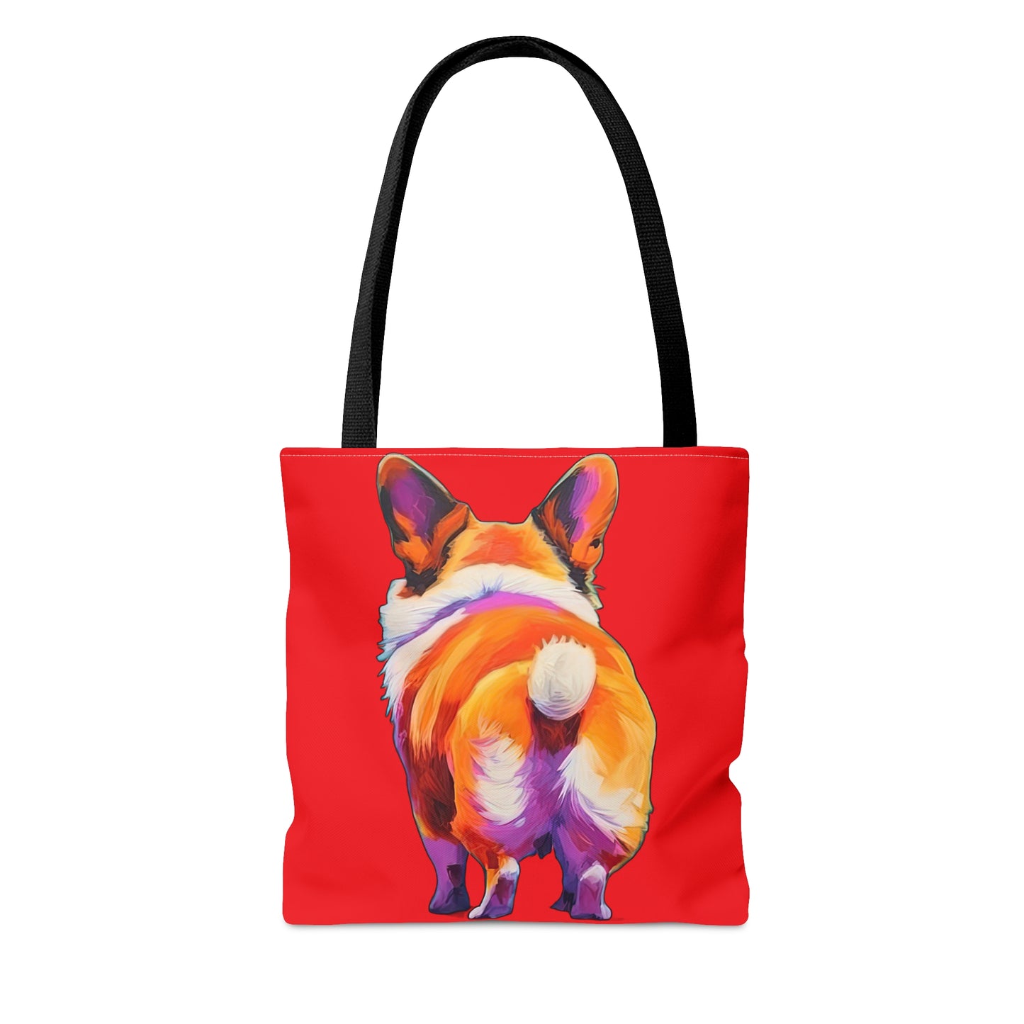 Corgi Butt in Red - Artistic Tote Bag