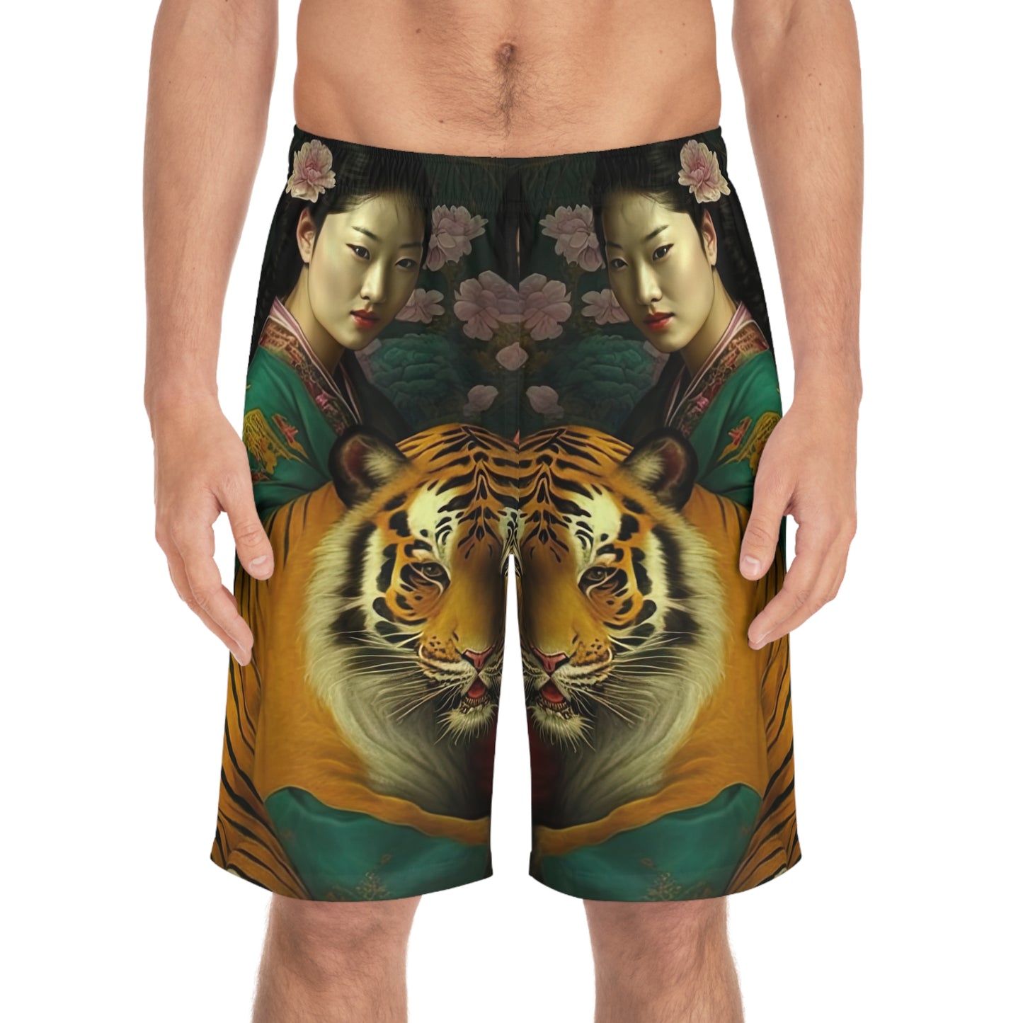 Tiger Girls - Artistic Board Shorts