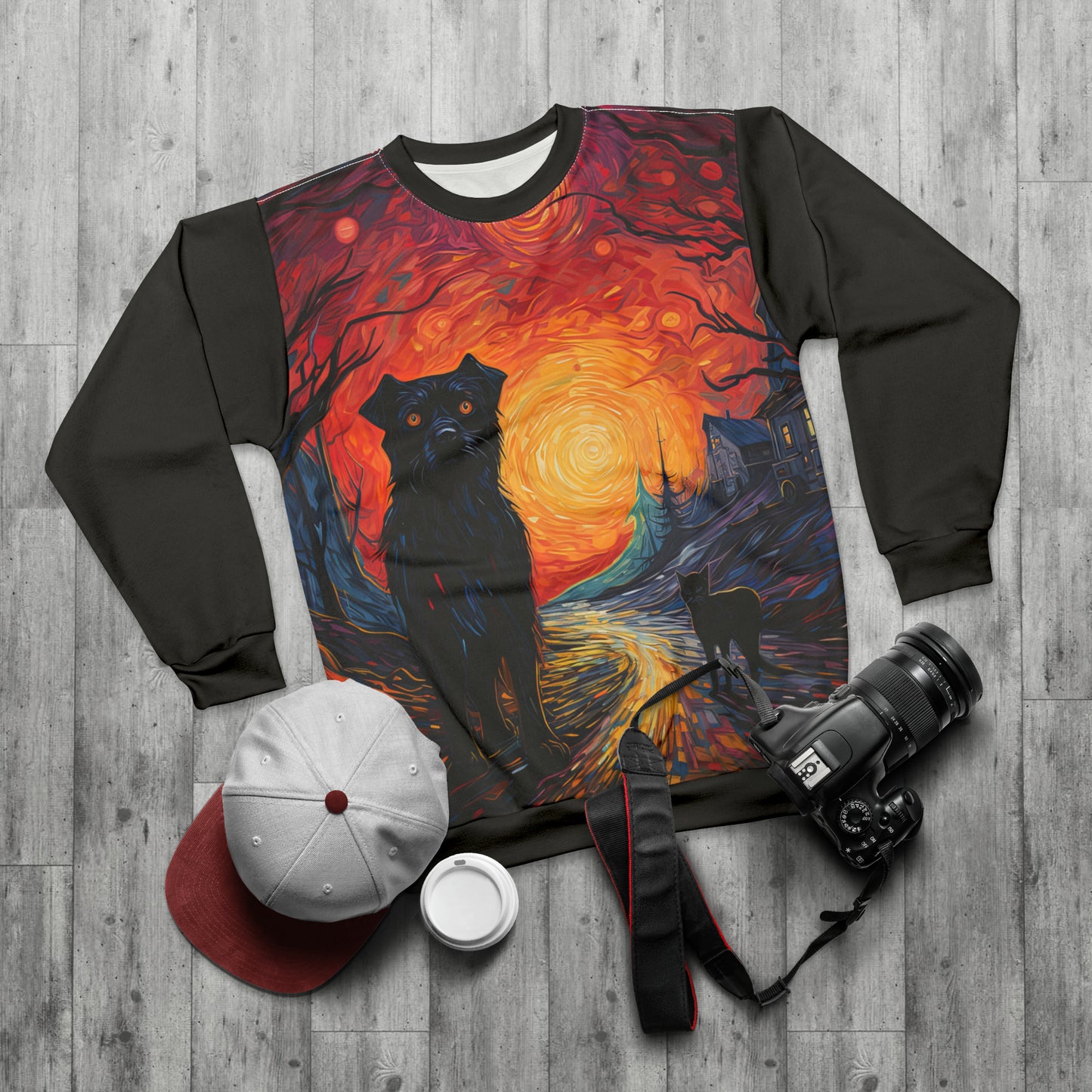 Scary Night - Artistic Sweatshirt