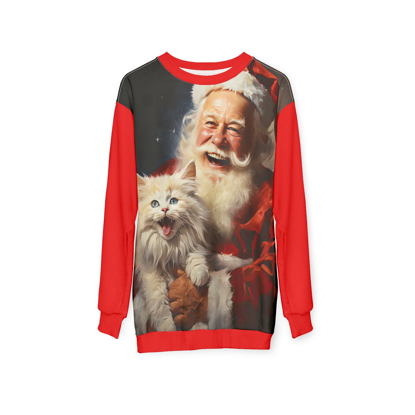 Santa Cat - Artistic Sweatshirt