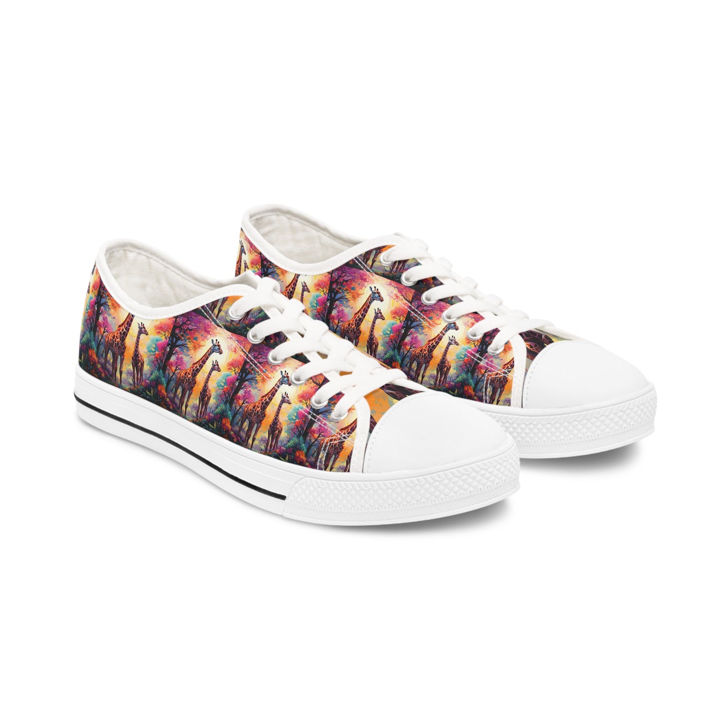 Giraffe Sunrise - Women's Sneakers