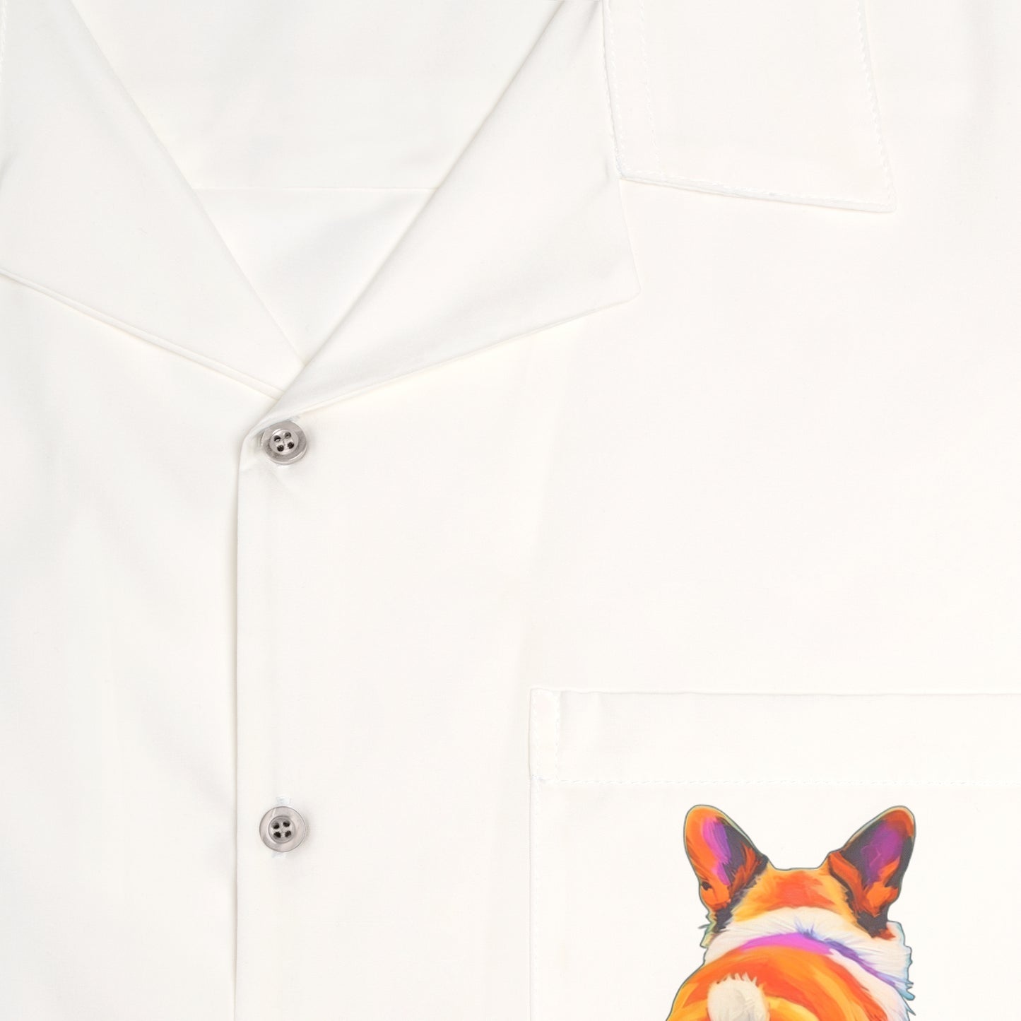 Corgi Butt in White - California Chill Shirt