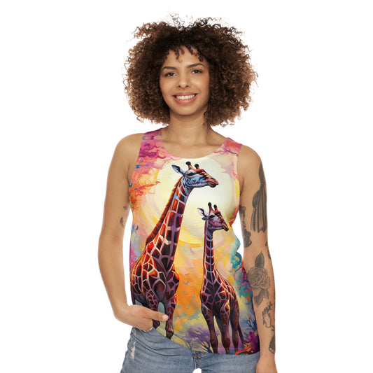 Giraffe Sunrise - Tank Top