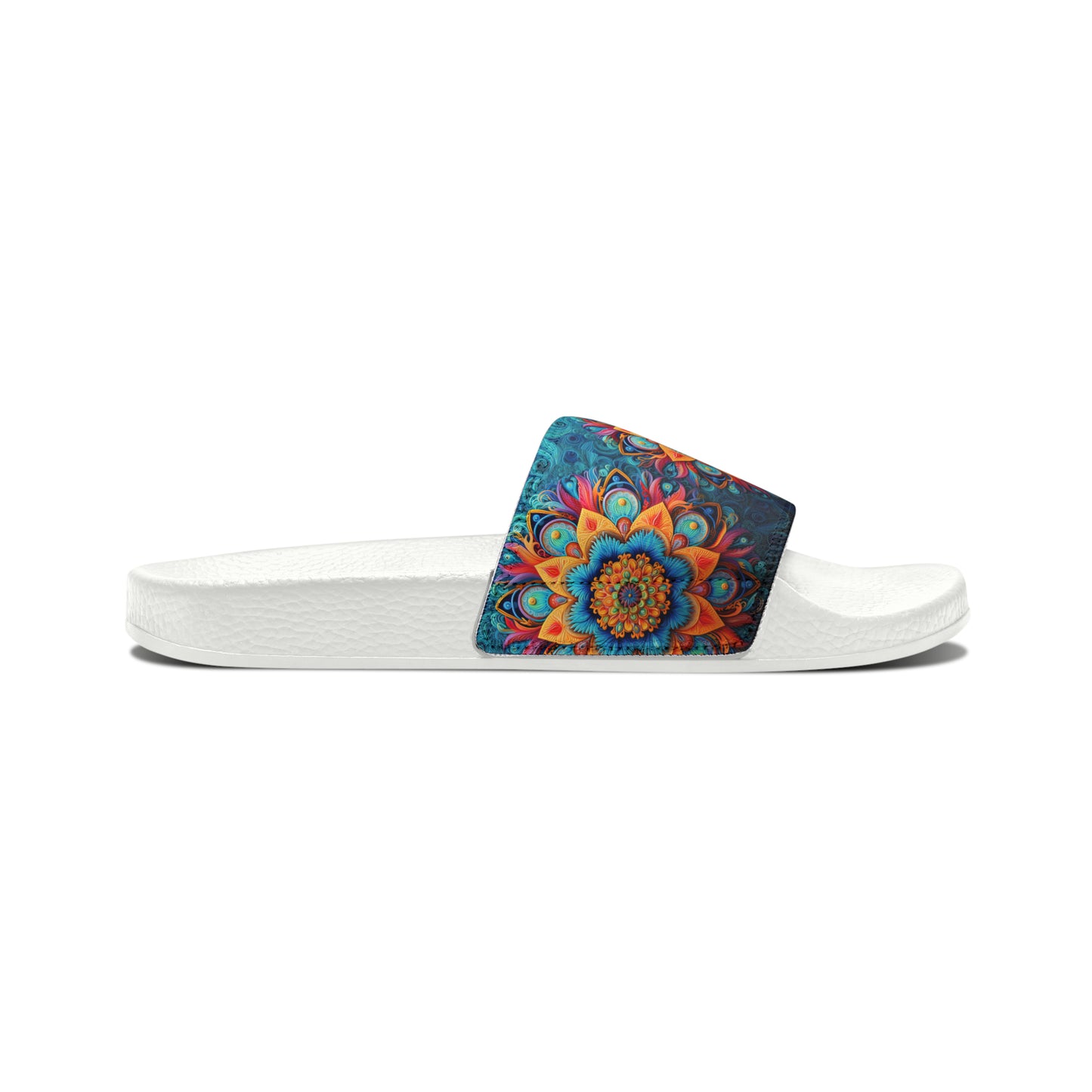 Floral Mandala - Men's Slides