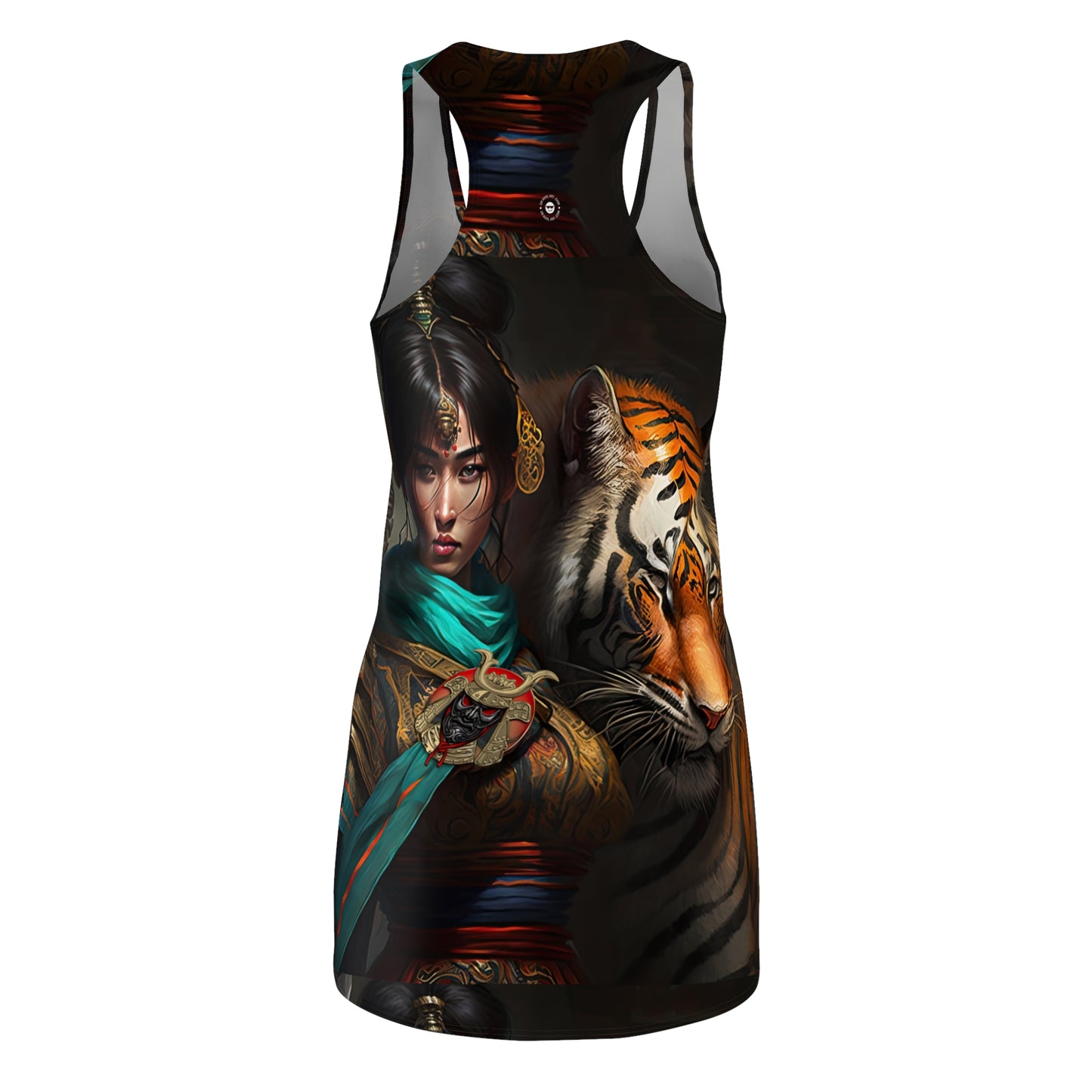 Bengal Tiger Goddess - Artistic Racerback Dress