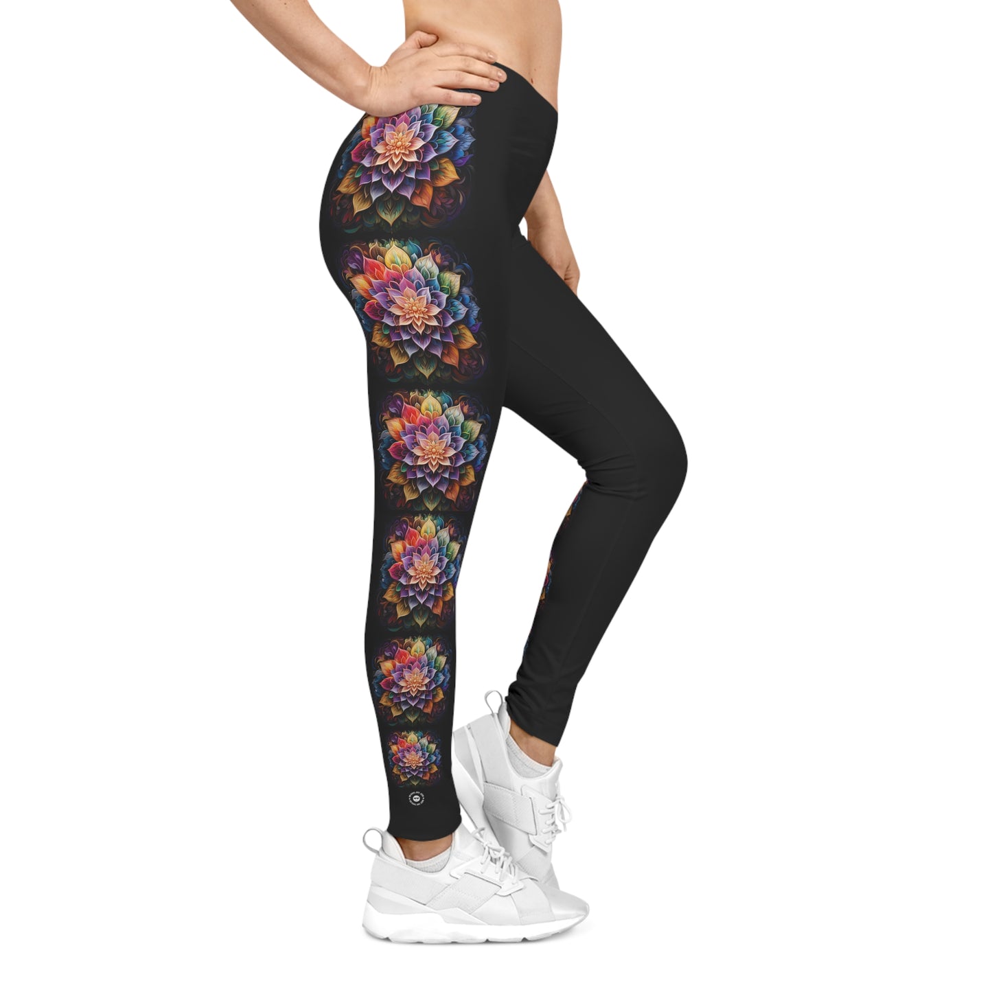 Lotus Mandala Trail - Artistic Leggings