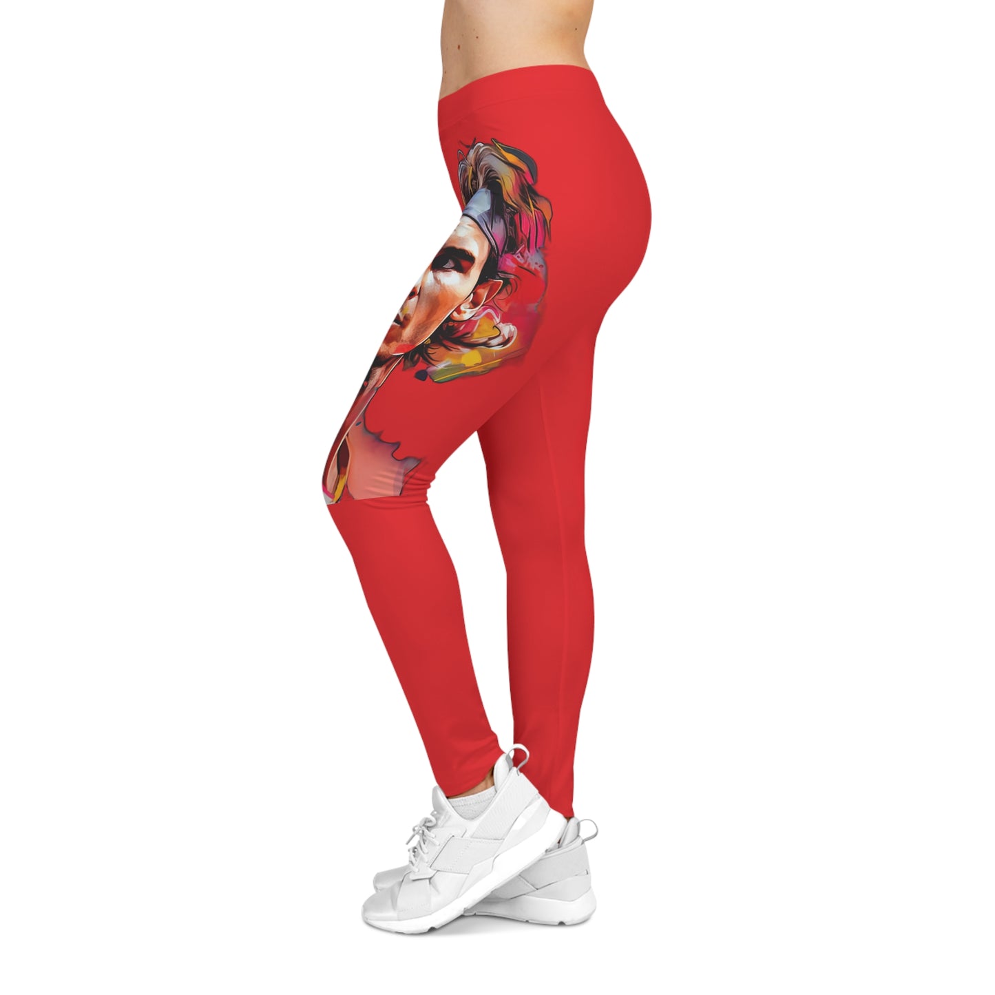 Raphael Nadal Portrait - Artistic Leggings