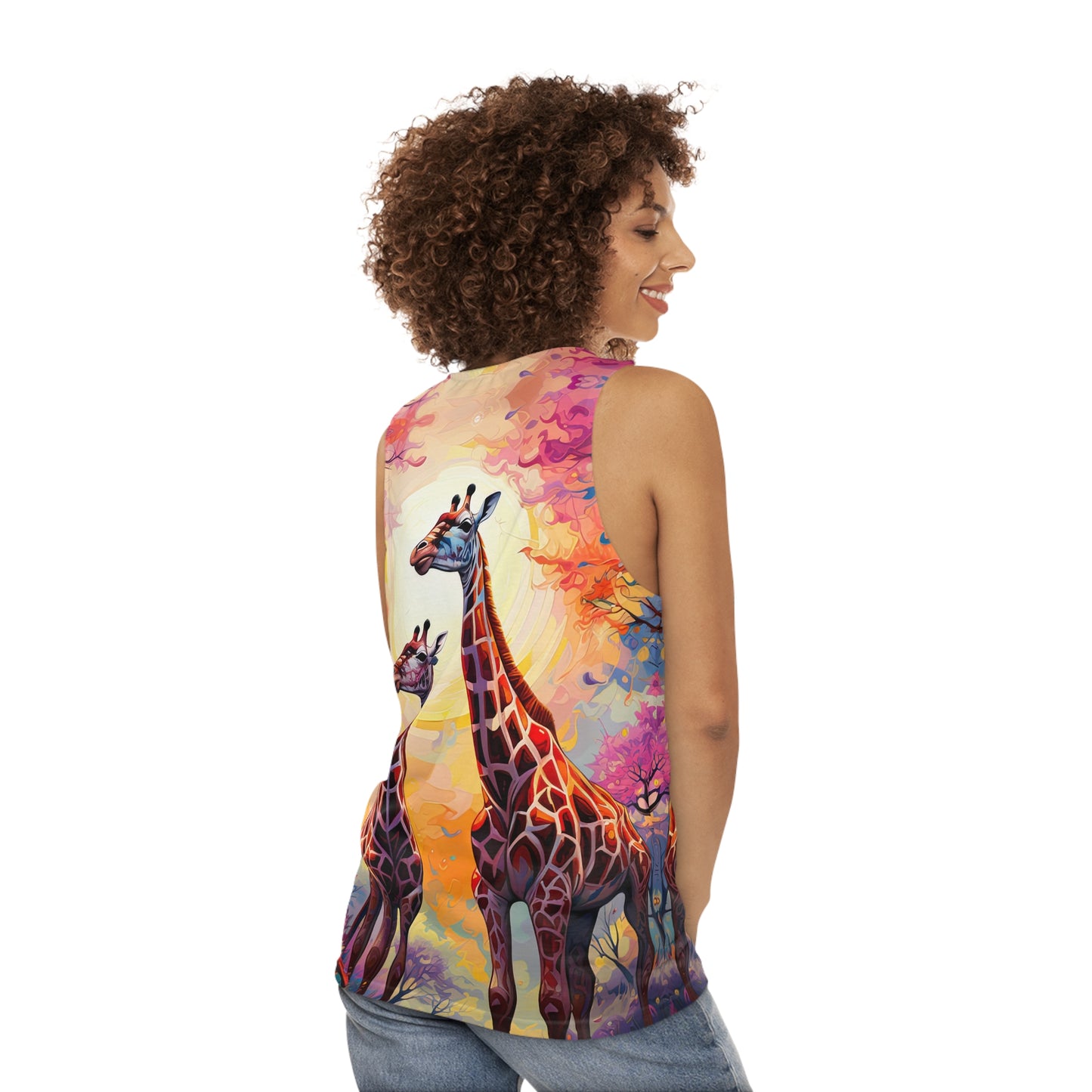 Giraffe Sunrise - Tank Top