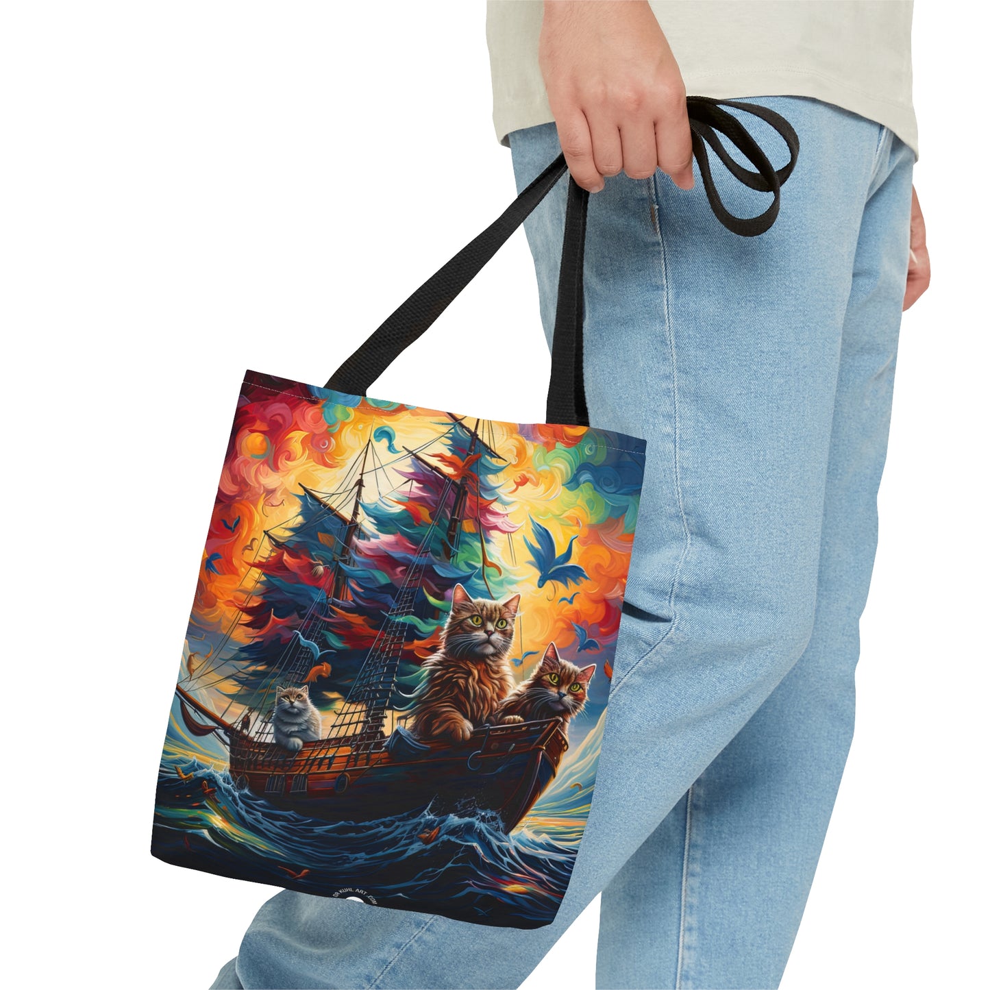 Sea Cats - Artistic Tote Bag