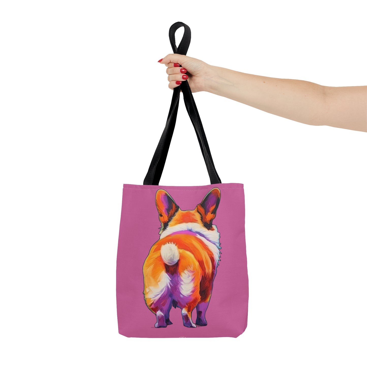 Corgi Butt in Pink - Artistic Tote Bag