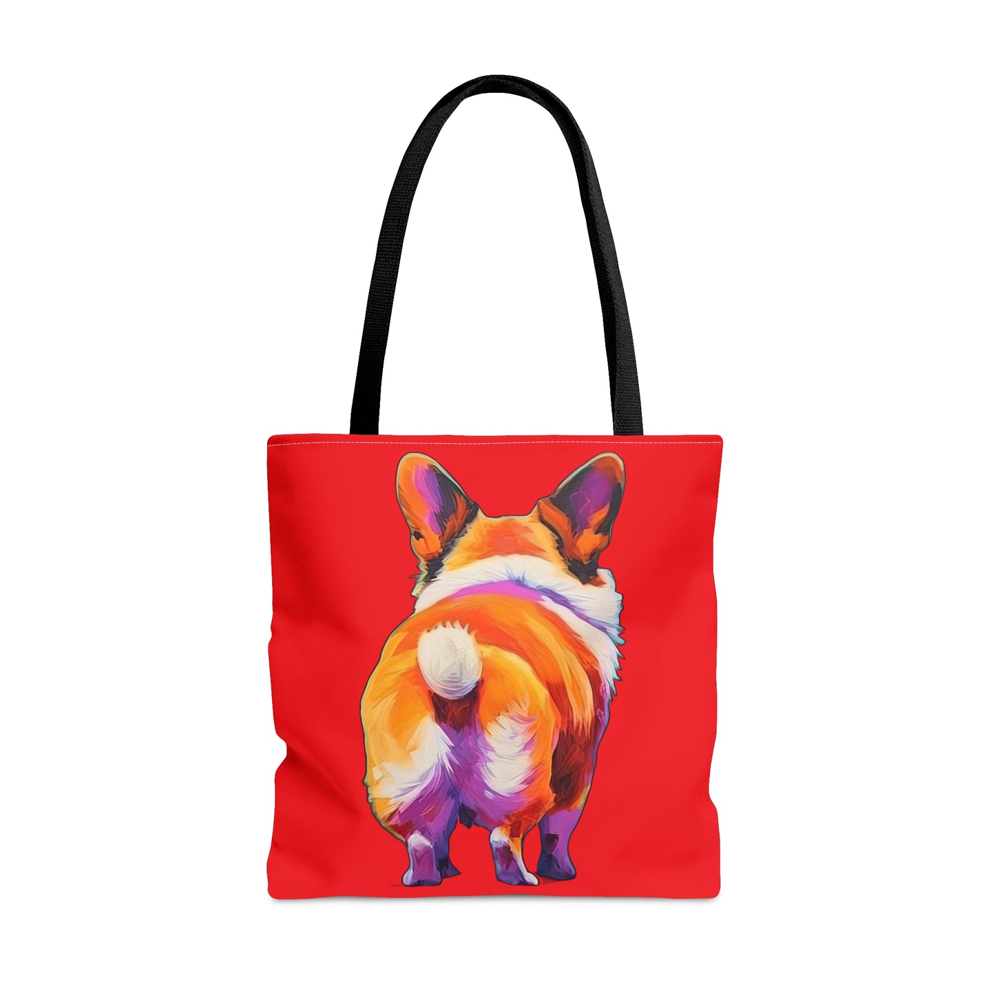 Corgi Butt in Red - Artistic Tote Bag