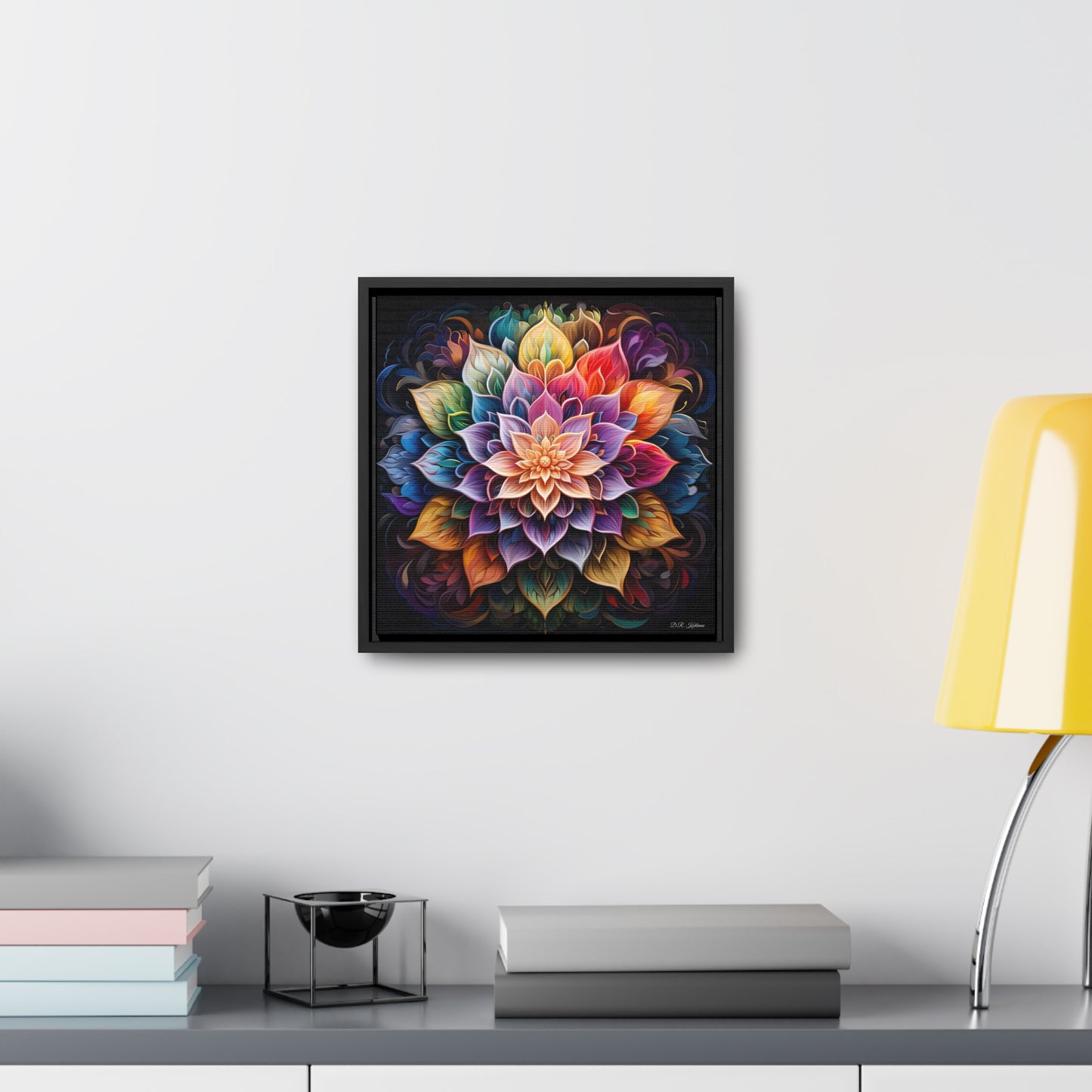 Lotus Mandala on Canvas