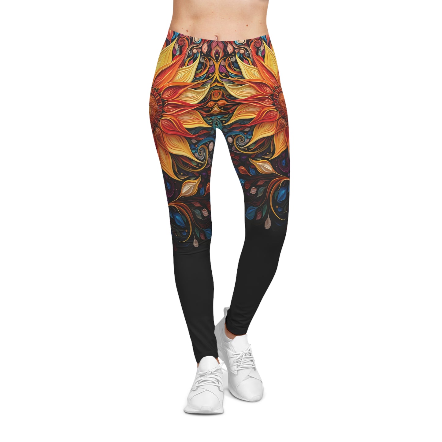 Blustery Blossom - Artistic Leggings