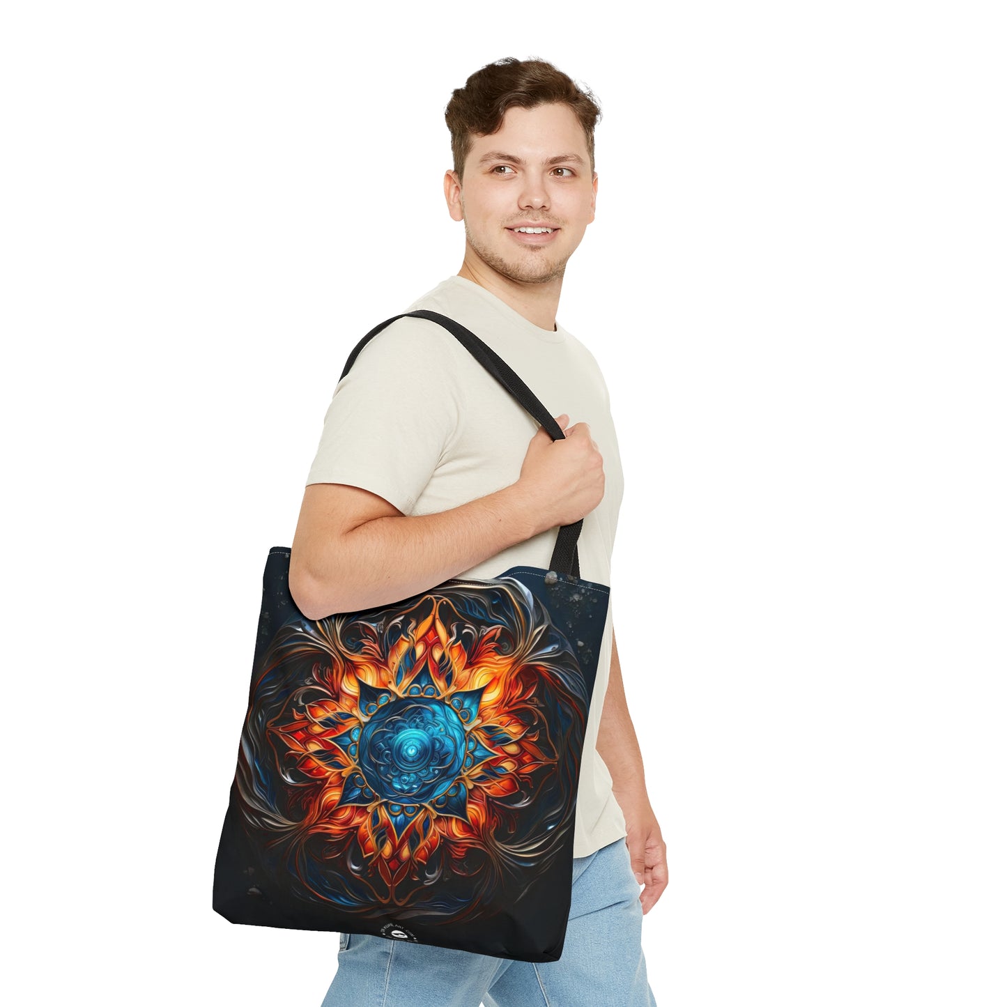 Fire and Ice - Artistic Tote Bag