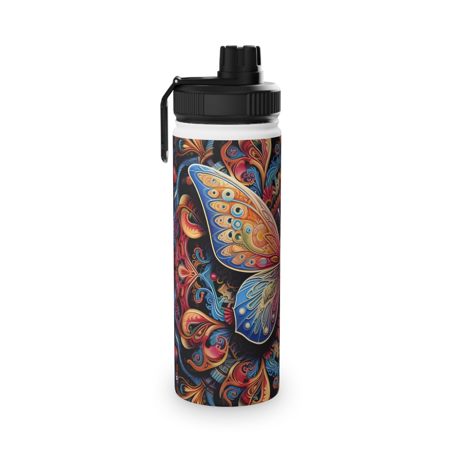 Butterfly Mandala - Water Bottle