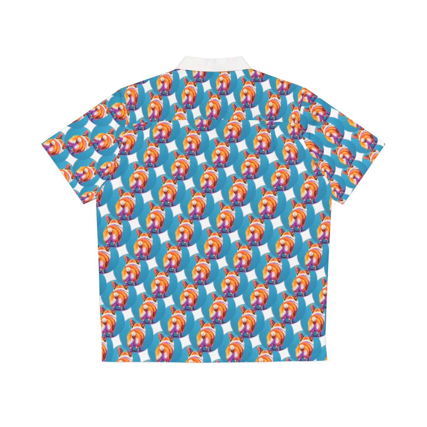 Corgi Butt Dots in Blue - California Chill Shirt