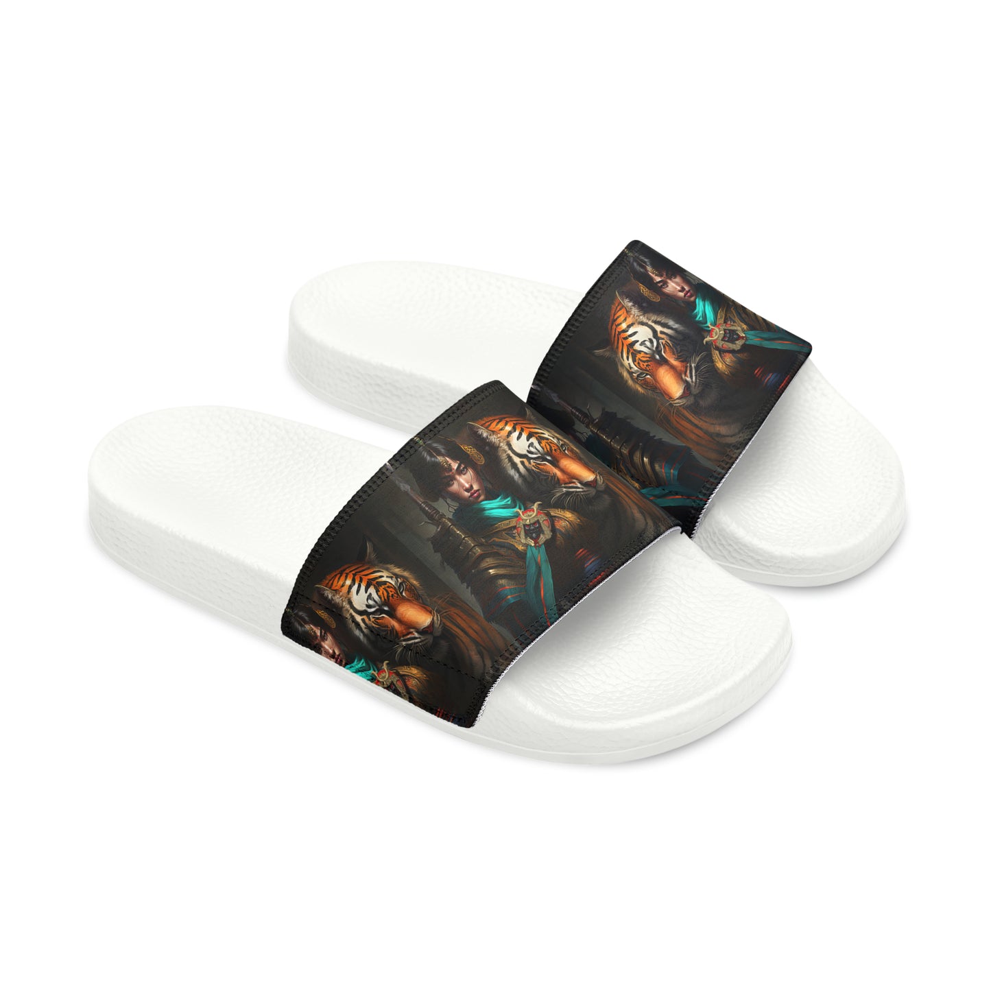 Bengal Tiger Goddess - Men's Slides