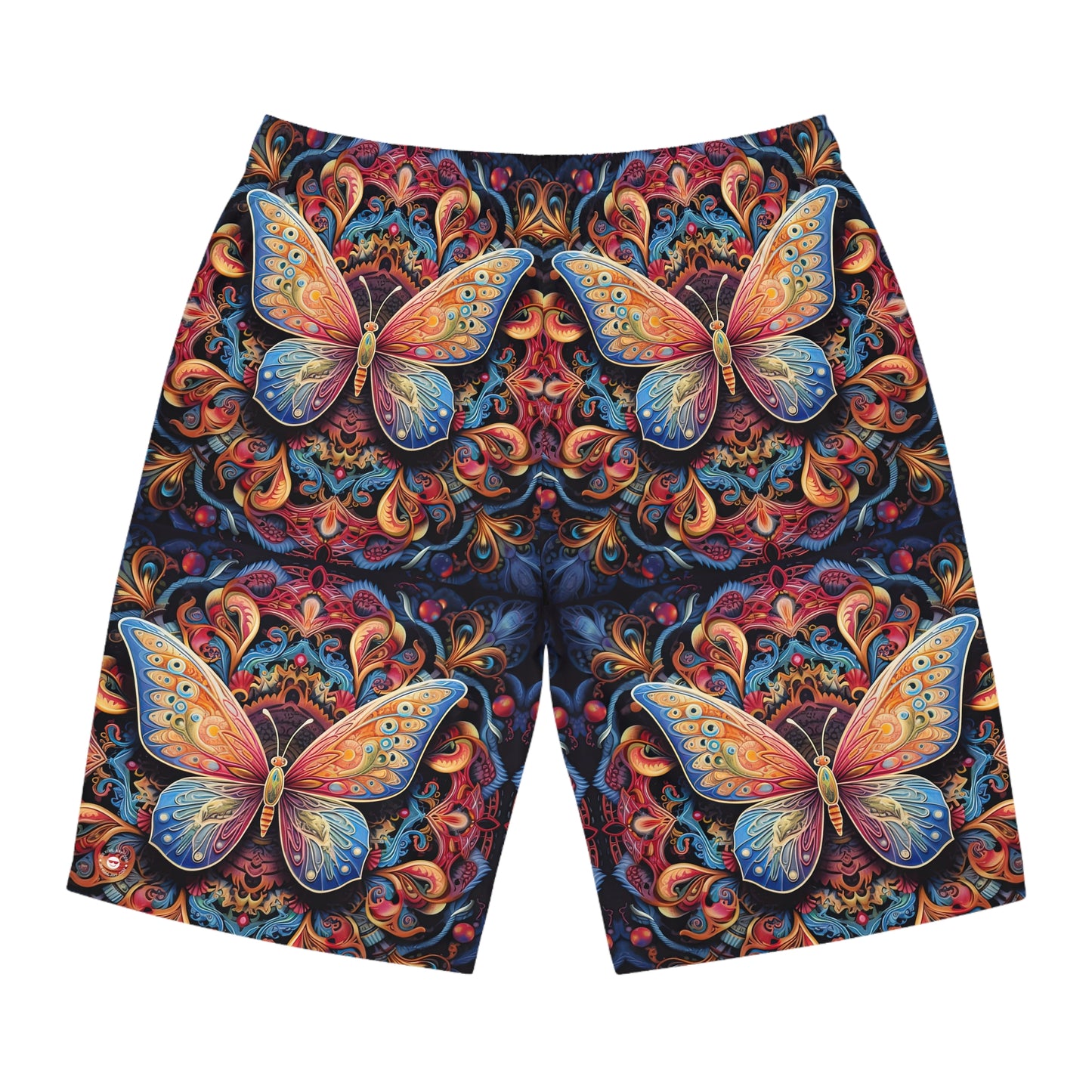 Butterfly Mandala - Artistic Board Shorts