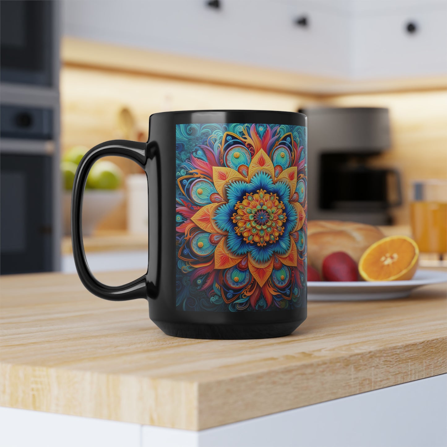 Floral Mandala - Mug Art