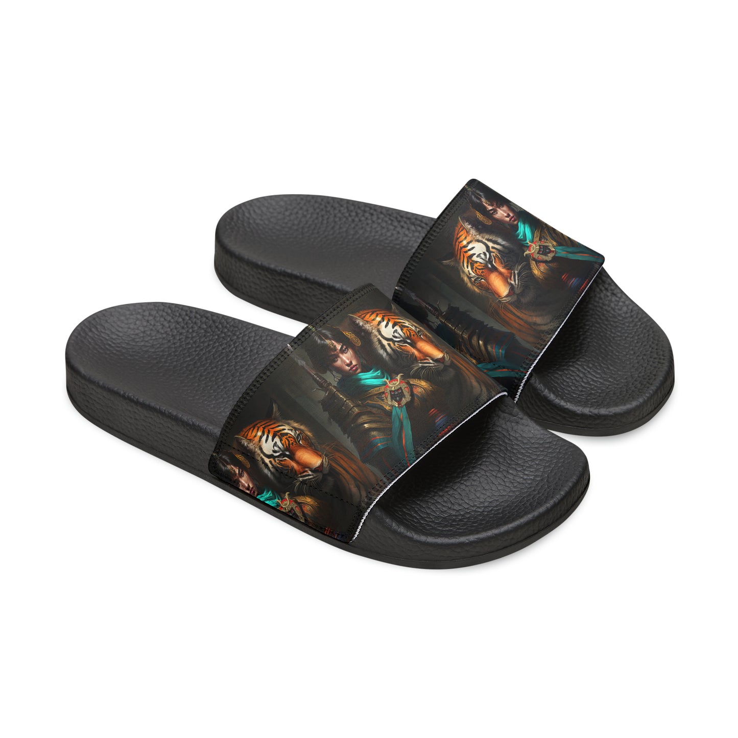 Bengal Tiger Goddess - Men's Slides