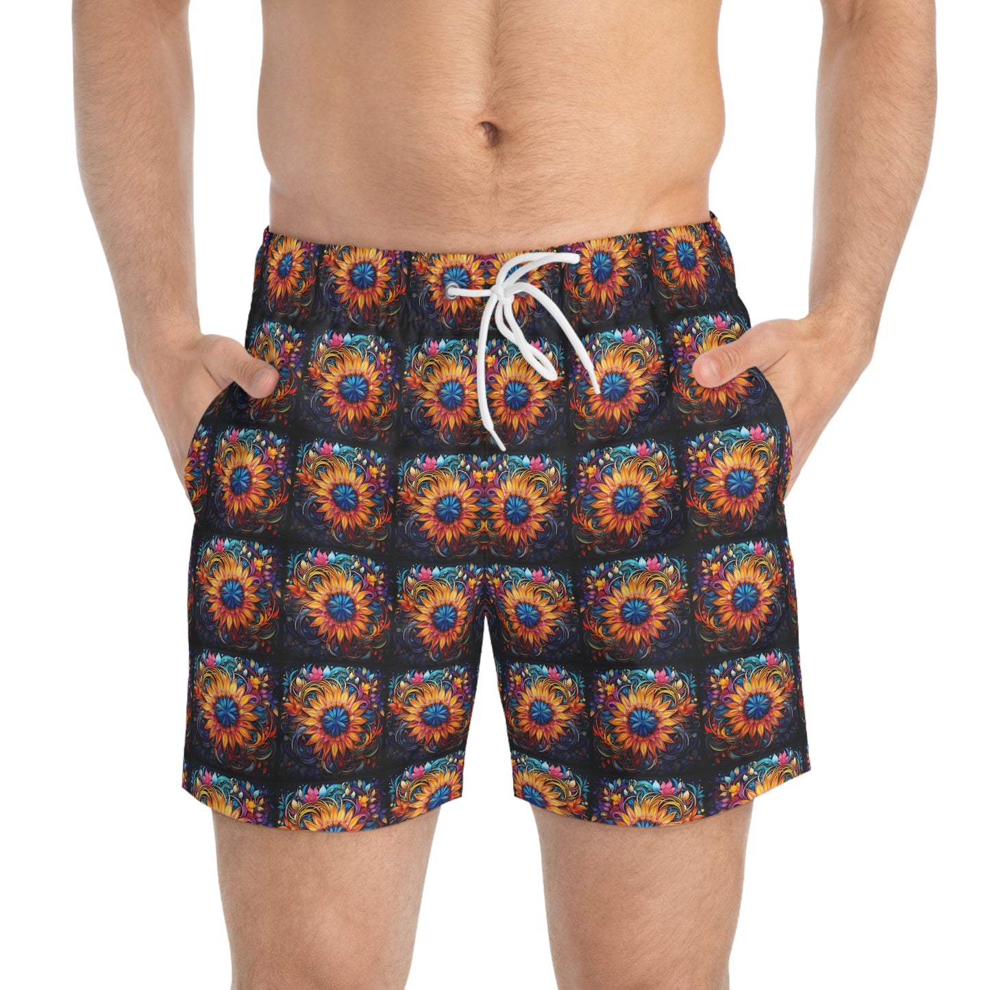 Rapture Mosaic - Artsy Swim Trunks