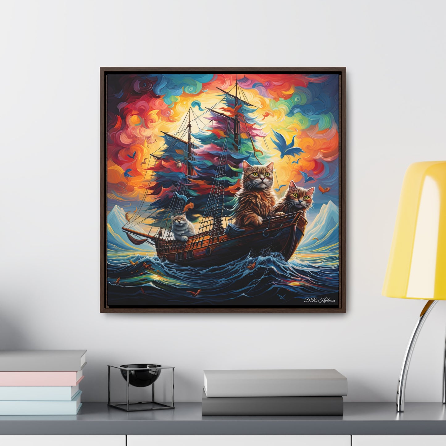 Sea Cats on Canvas