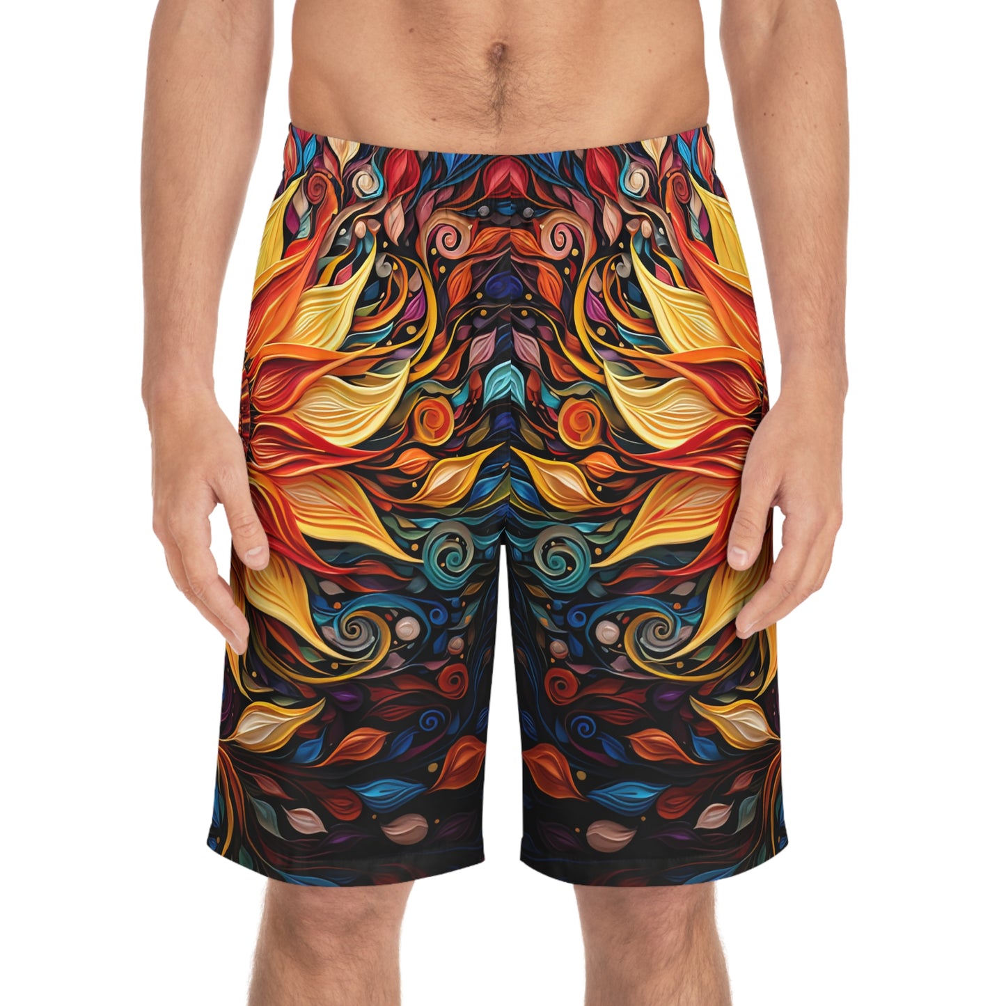 Blustery Blossom - Artistic Board Shorts