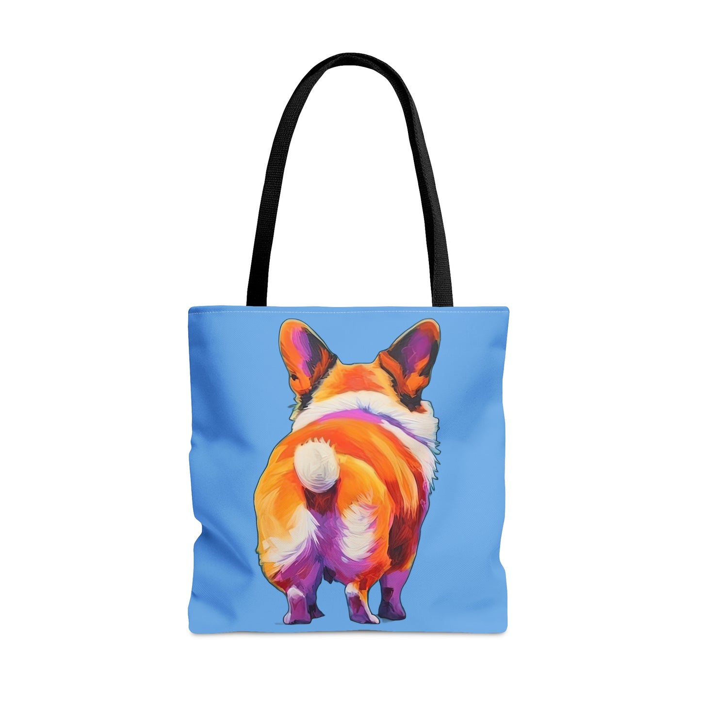 Corgi Butt in Blue - Artistic Tote Bag