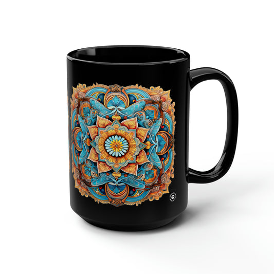 Winged Mandala - Mug Art