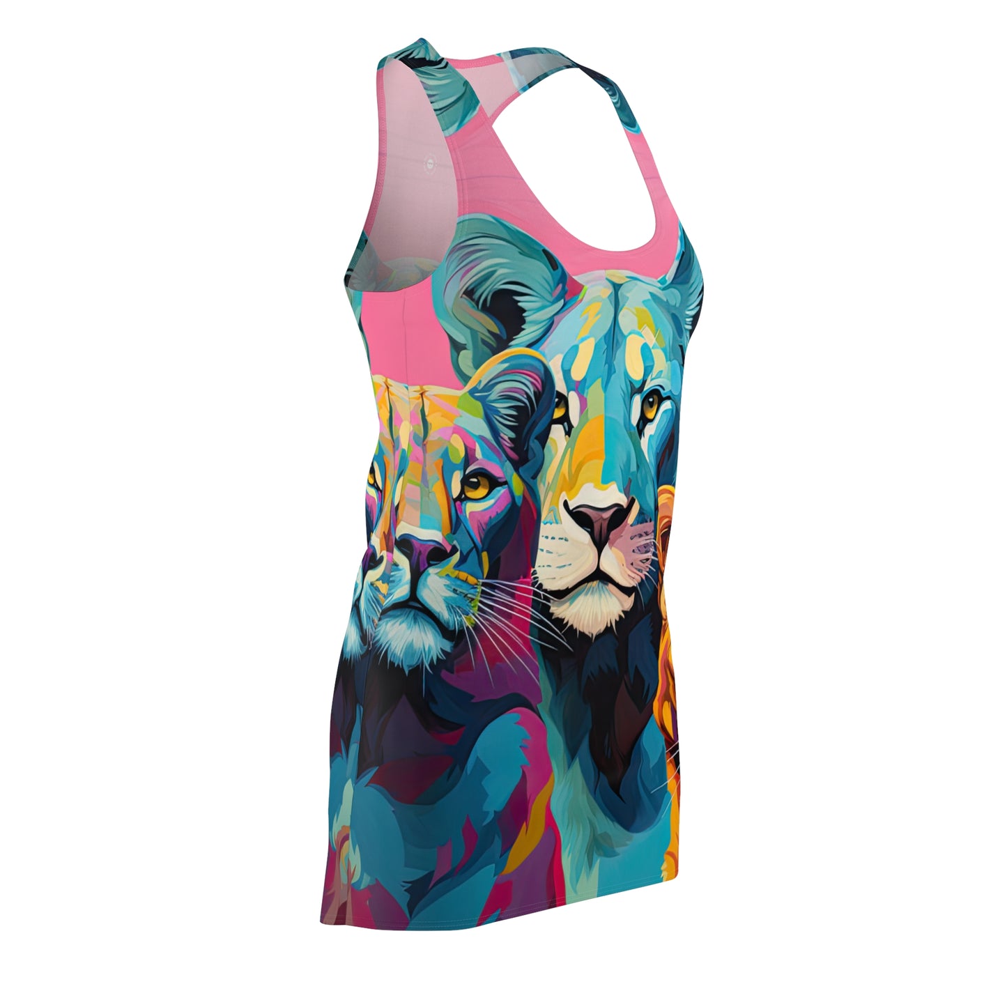 Lion Pride - Artistic Racerback Dress