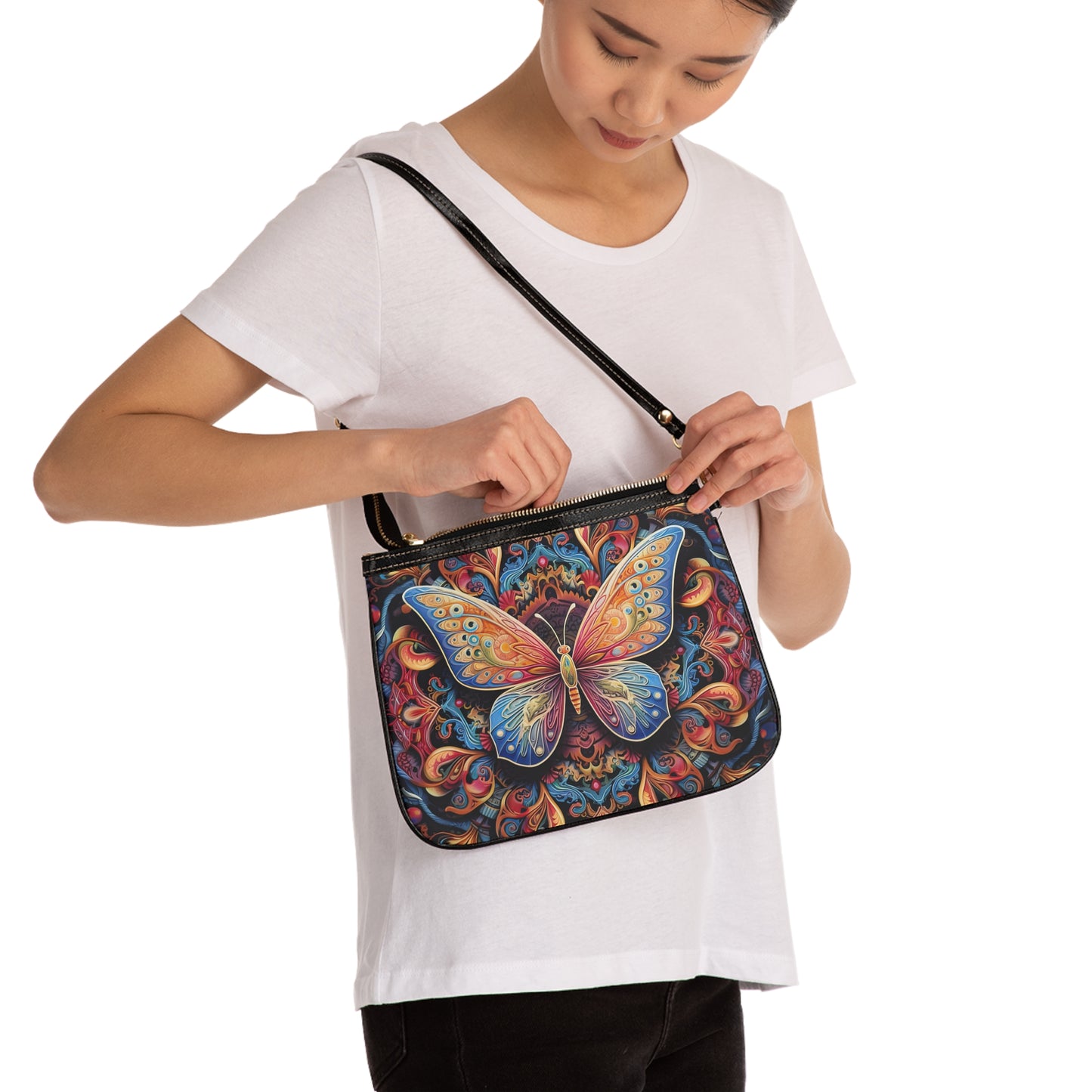 Butterfly Mandala - Small Purse