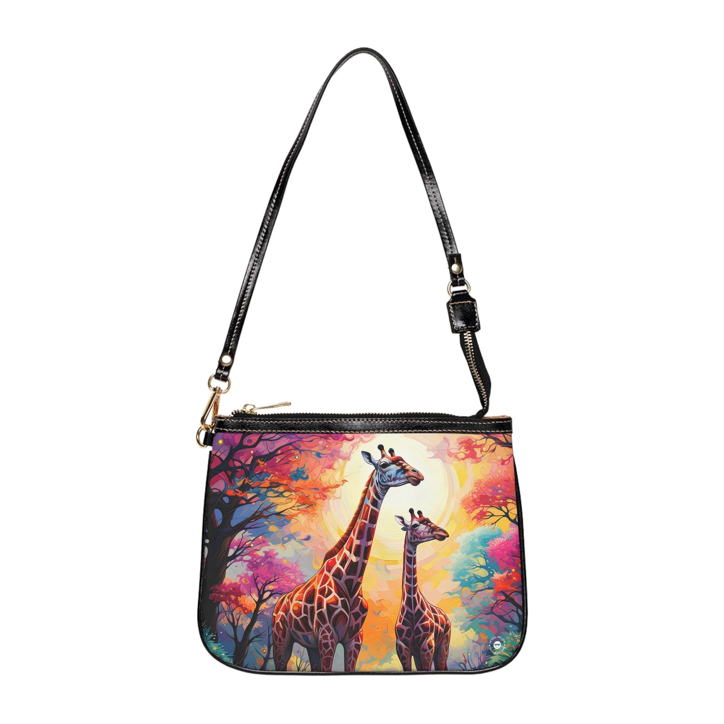 Giraffe Sunrise - Small Purse