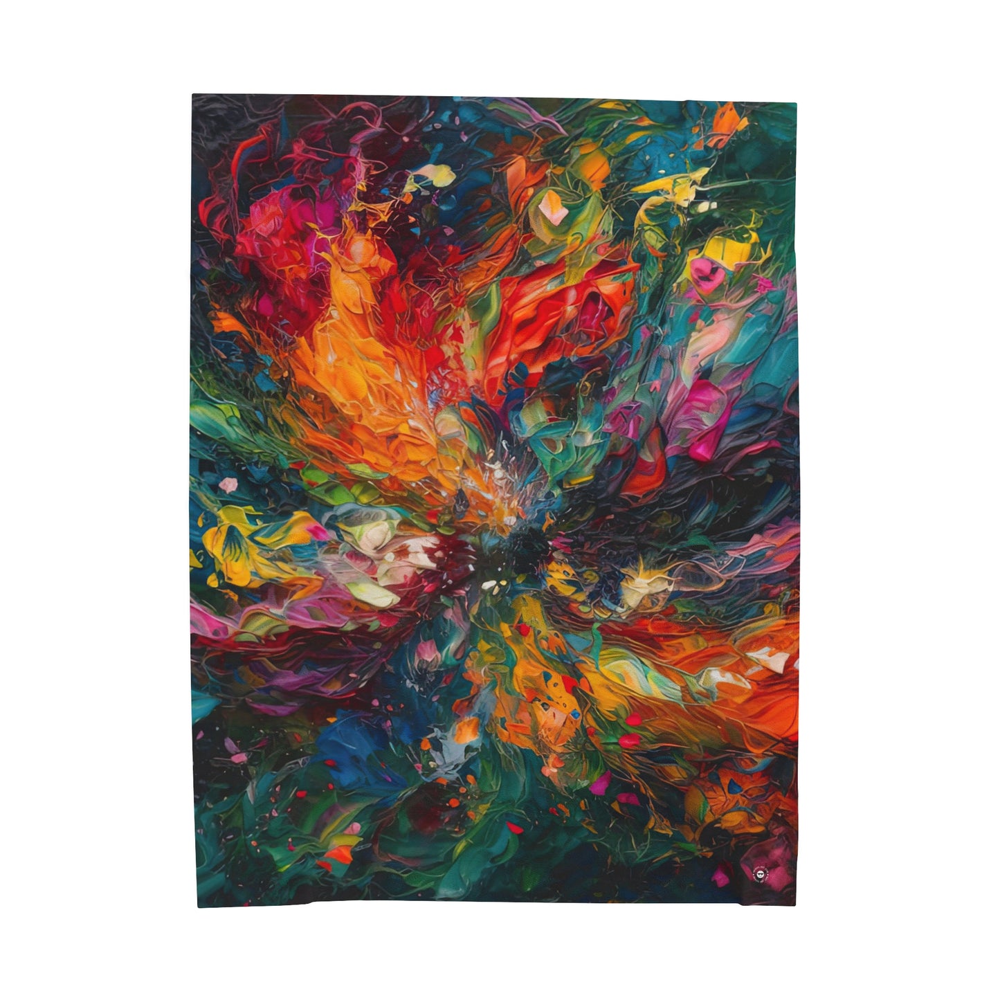 Colorized Dark Energy - Artsy Throw Blanket