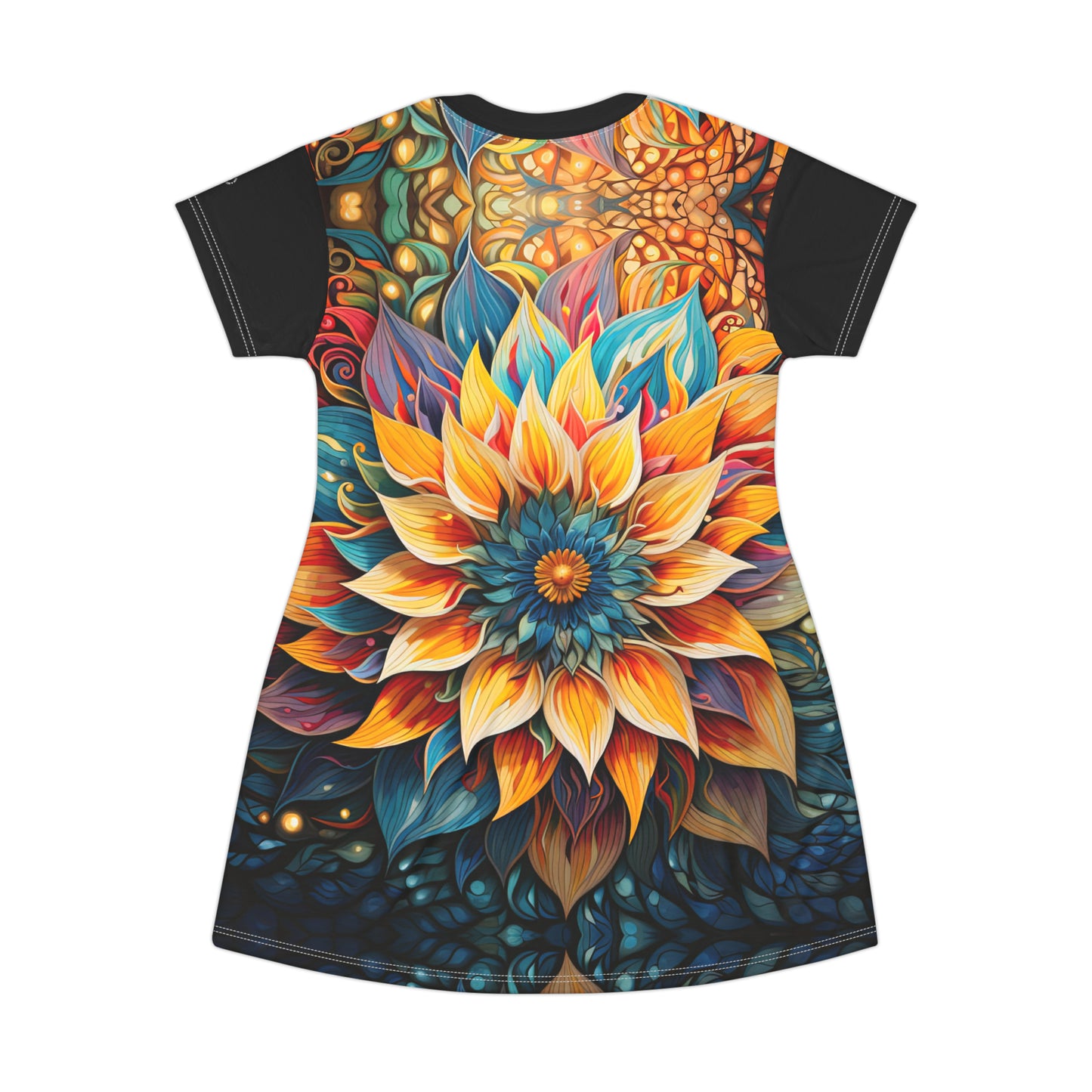 Pulsation - Artsy T-Shirt Dress