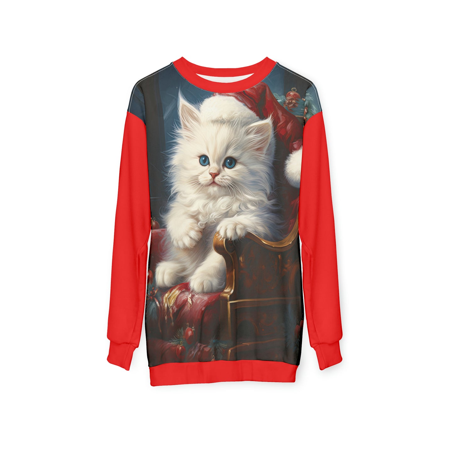 Christmas Kitty - Artistic Sweatshirt